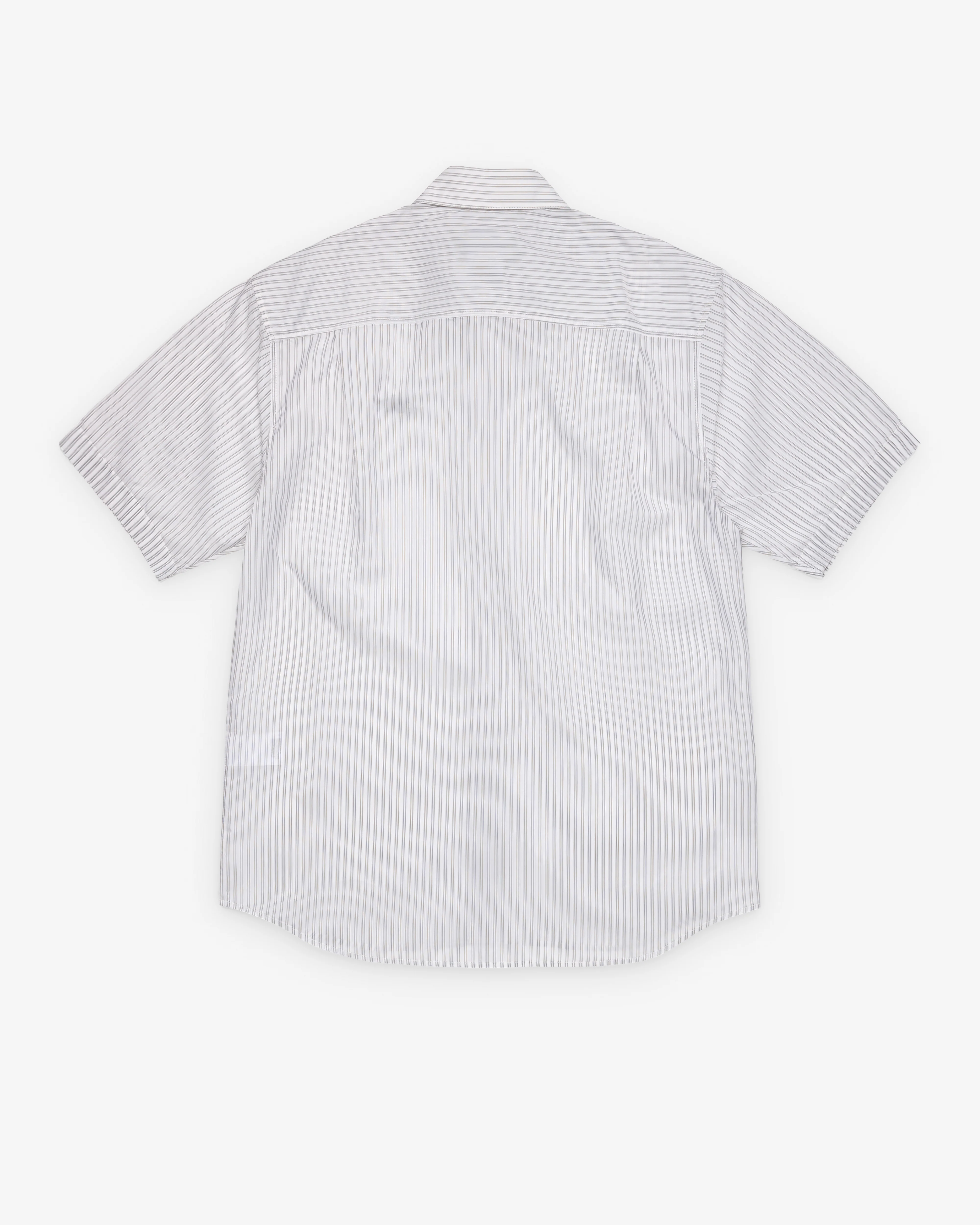 Denim Tears - Men's Apple Short Sleeve Button Up - (Green/Stripe)