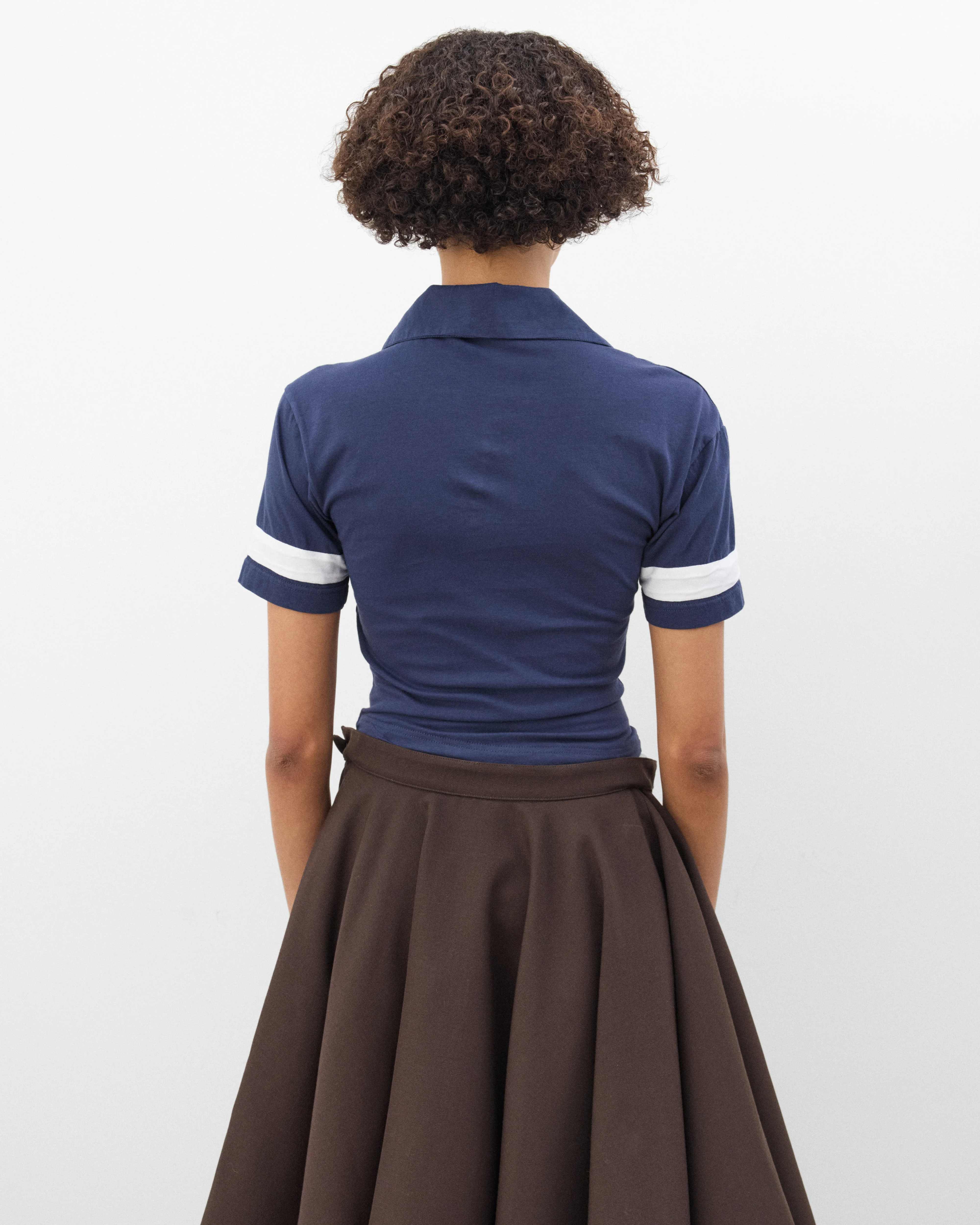 August Barron - Women's Tripple T-Shirt - (Navy/Pink/Grey)