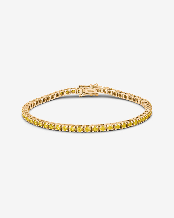 Kolours - Tennis Bracelet - (Yellow)