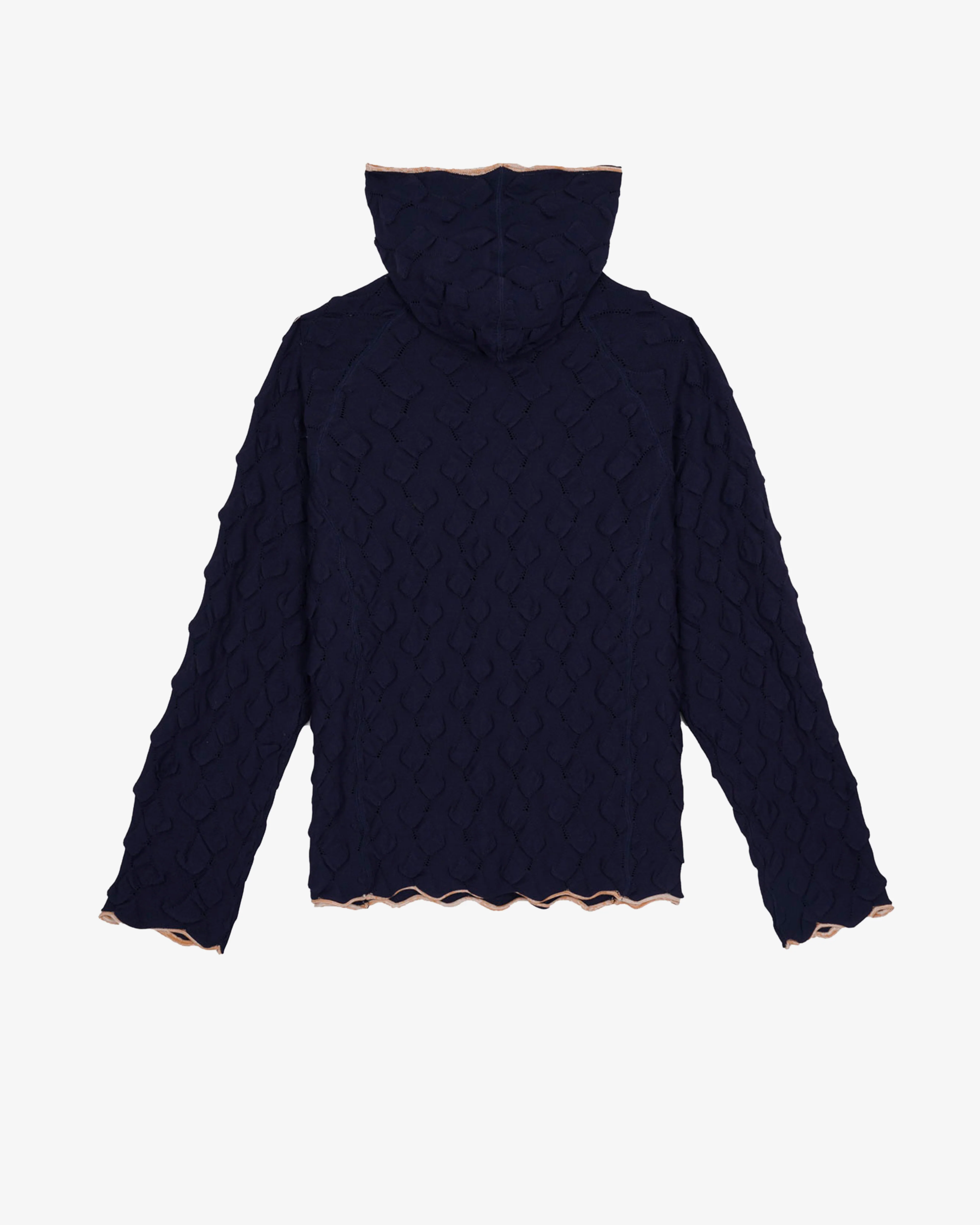 Brain Dead - Men's Bubble Knit Hoodie - (Blue)