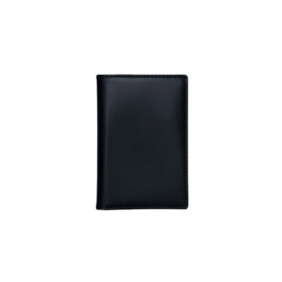 CDG Wallet - Classic Leather Bi-Fold Wallet - (Black)