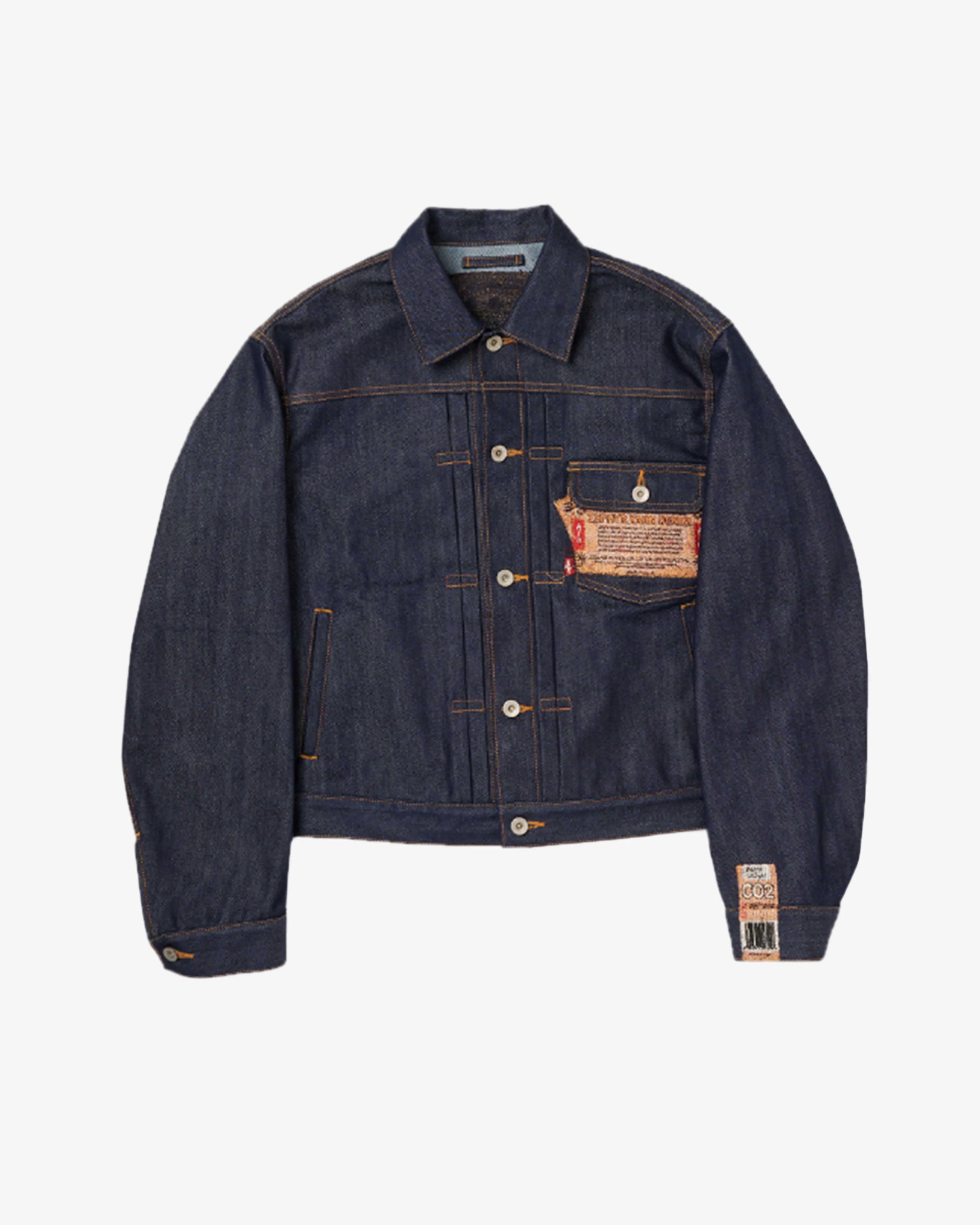 Doublet - Men's Air Yarn Raw Denim Jacket - (Indigo)