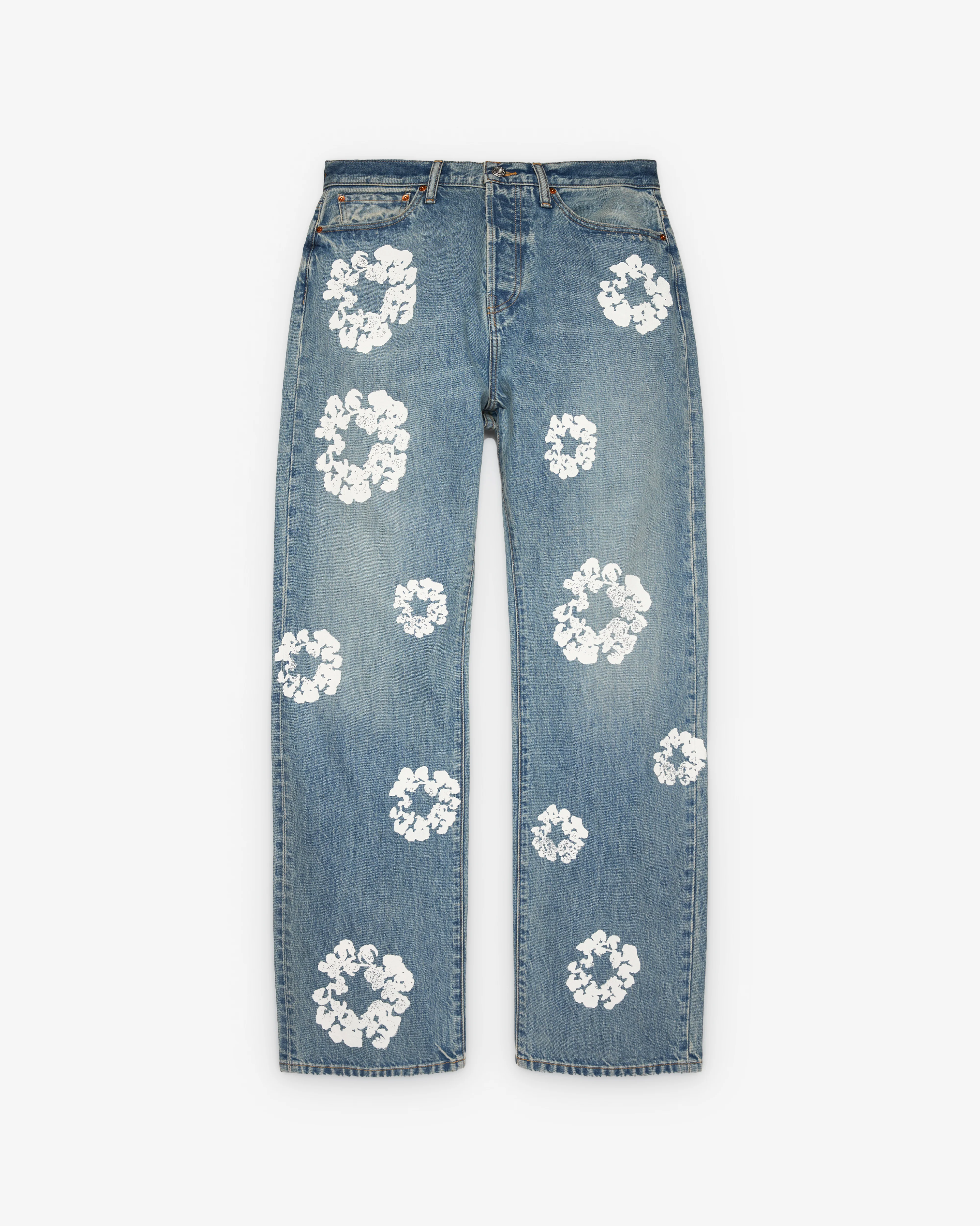 Denim Tears - Men's Baggy Denim Pants - (Light Wash)
