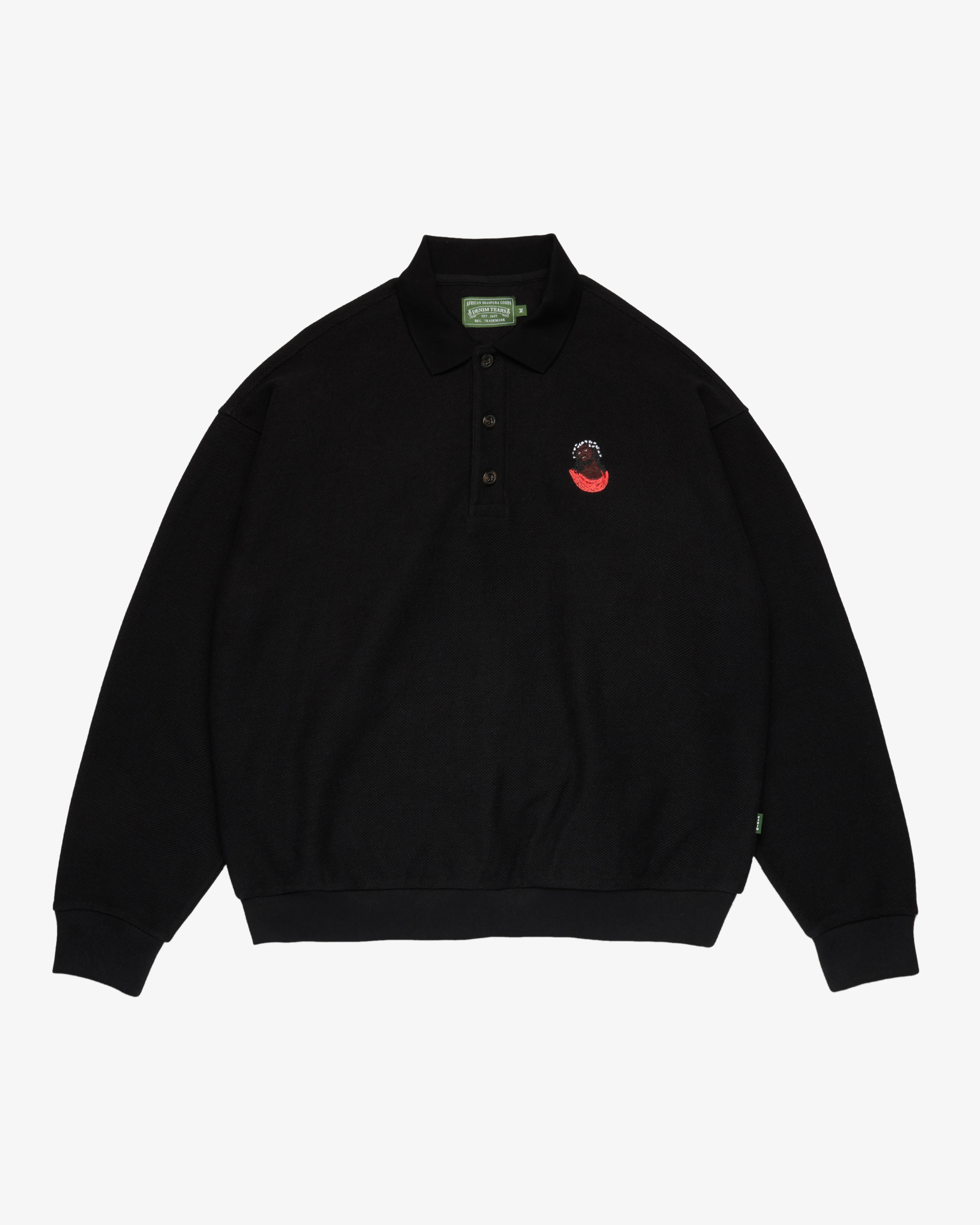 Denim Tears - Men's Biblical Polo Sweater - (Black)