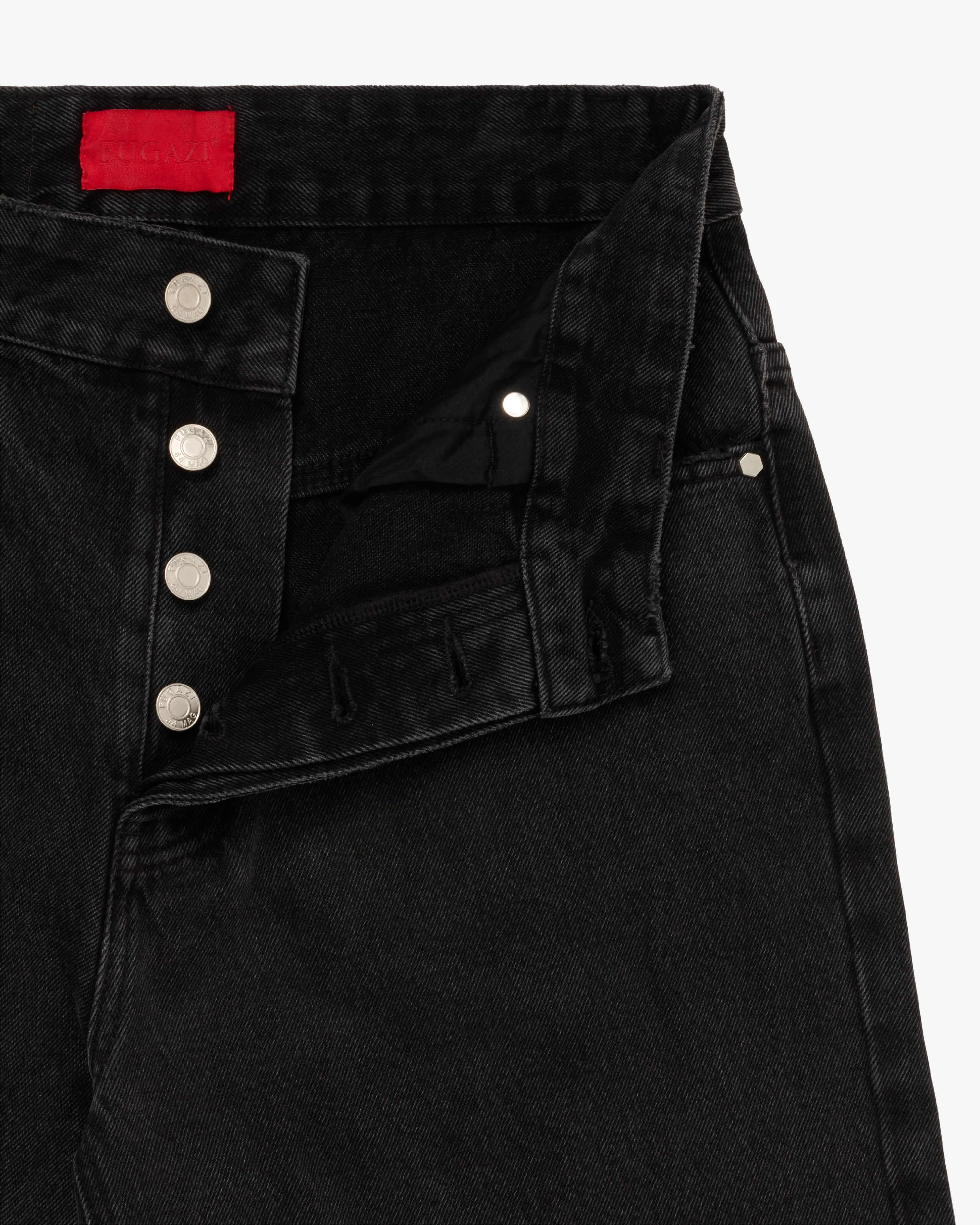 Fugazi - Men's Novelty Jeans - (Washed Black)