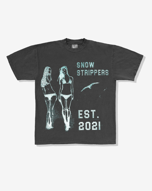 Snow Strippers - Men
s Tour T-Shirt - (Black)