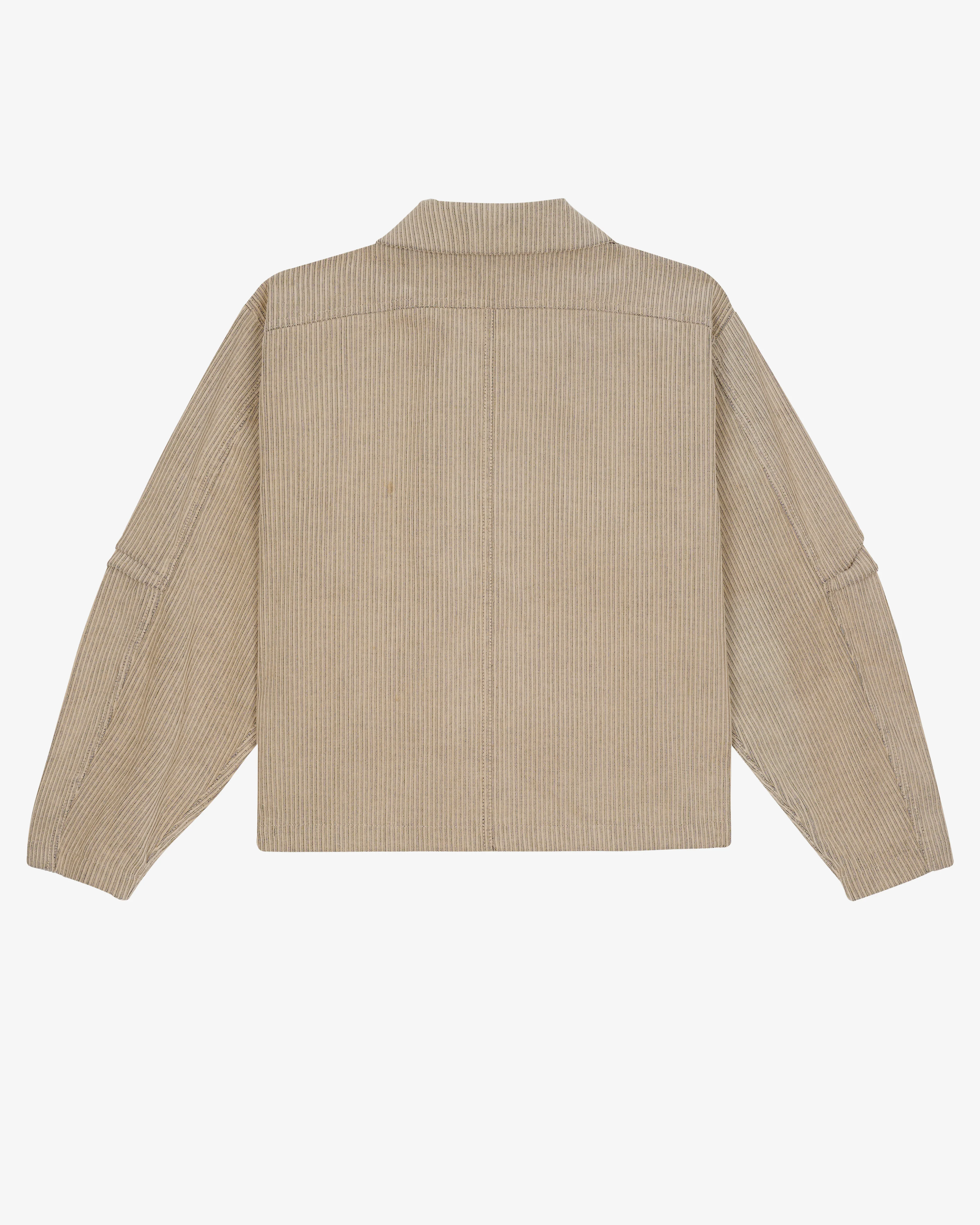 Brain Dead - Men's Boxy Ruffle Jacket - (Natural)