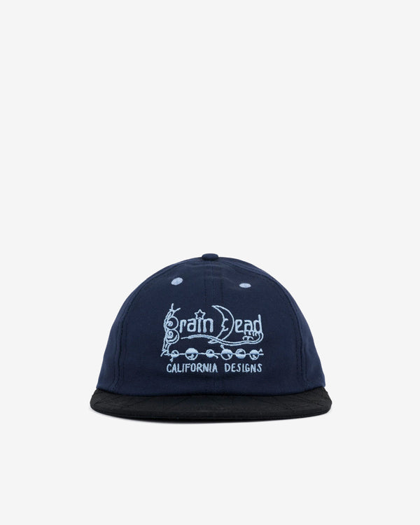 Brain Dead - California Designs Long Brim Hat - (Navy)