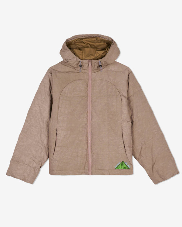 Brain Dead - Men
s Dimension Puffer Jacket - (Tan)