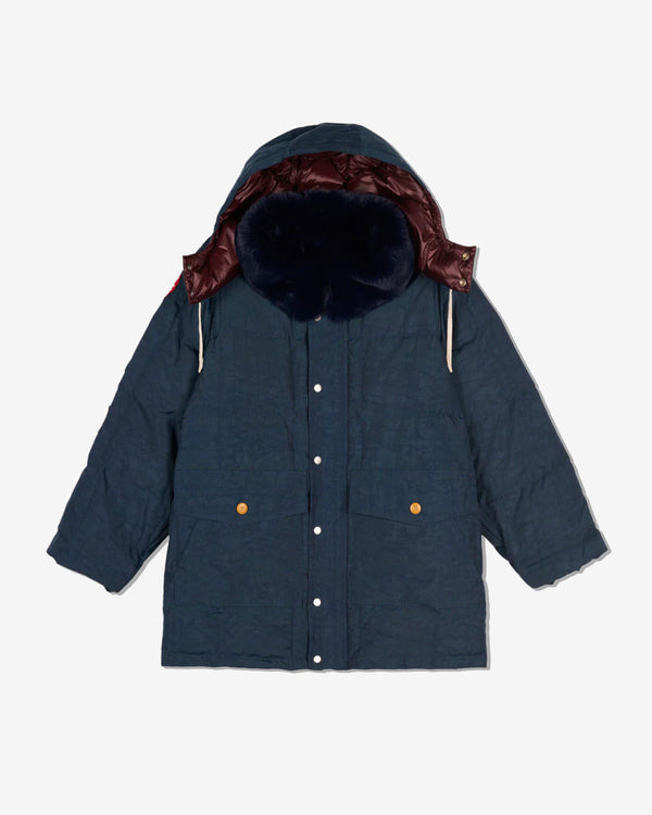 Brain Dead - Men
s Homage Parka - (Navy)