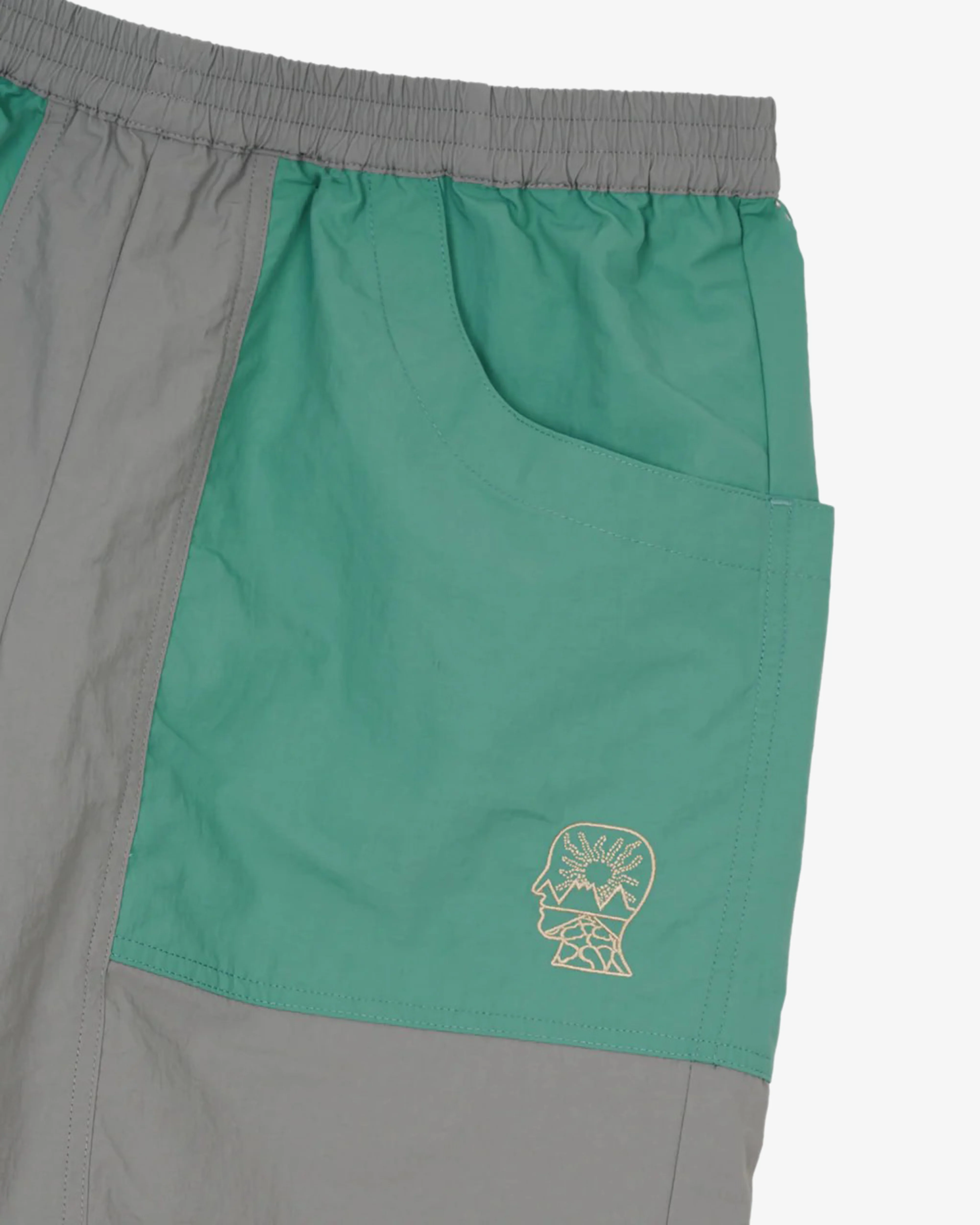 Brain Ded - Men's Nylon Equipment Utility Shorts - (Grey)