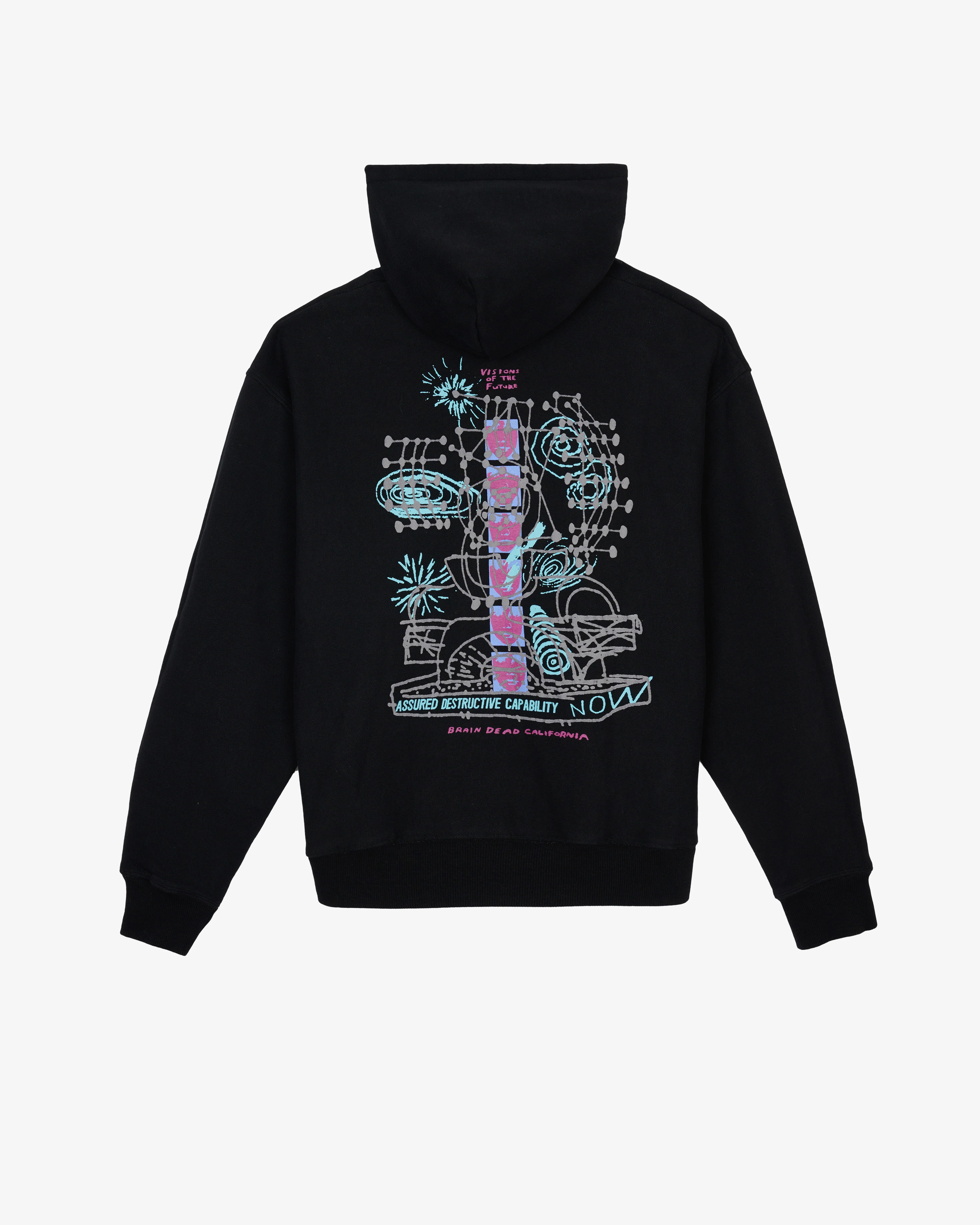 Brain Dead - Men's Permanent Universe Hoodie - (Black)