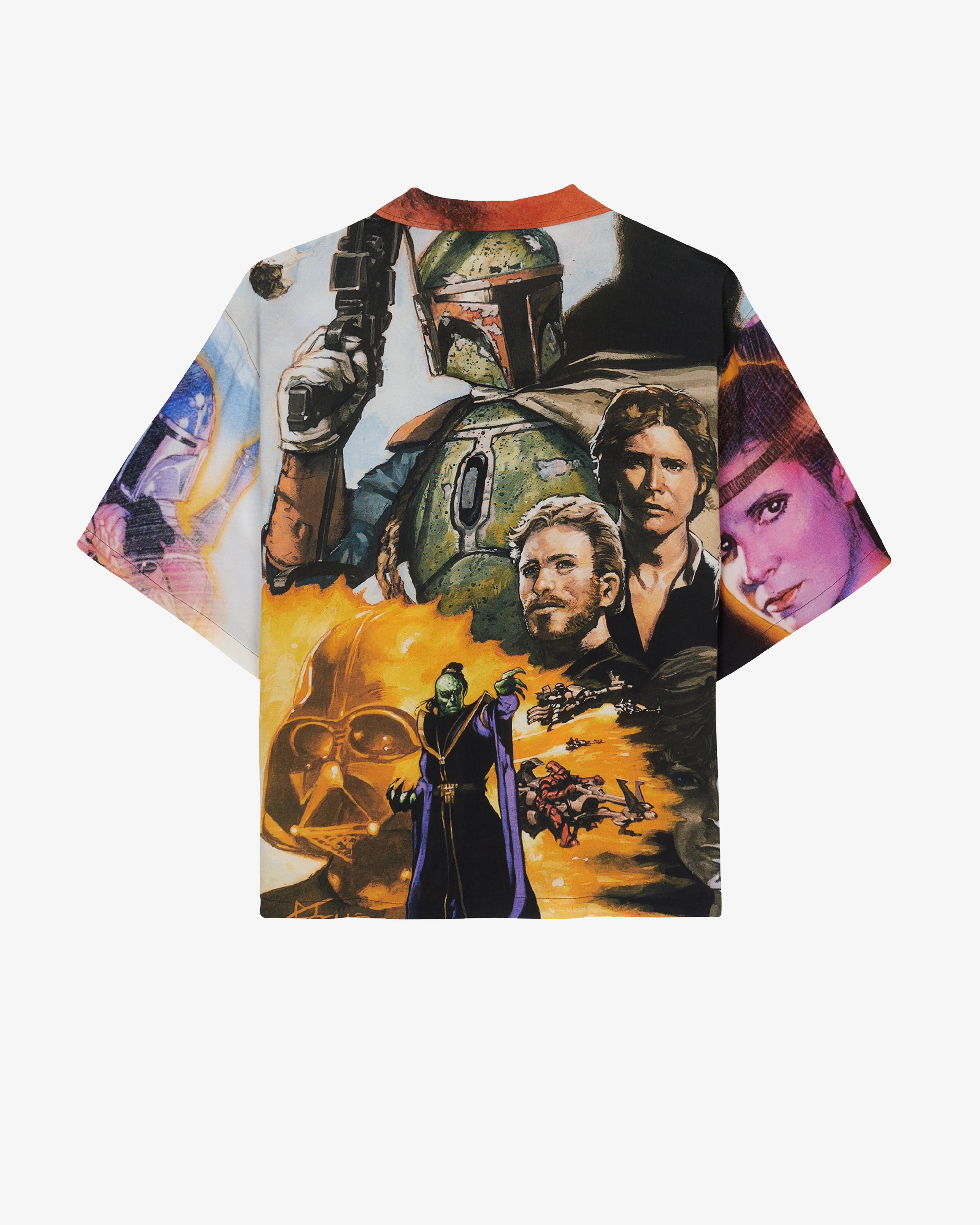 Brain Dead - Men's Star Wars Shadows of the Empire Rayon Shirt - (Multi) view 2, Click to Zoom in