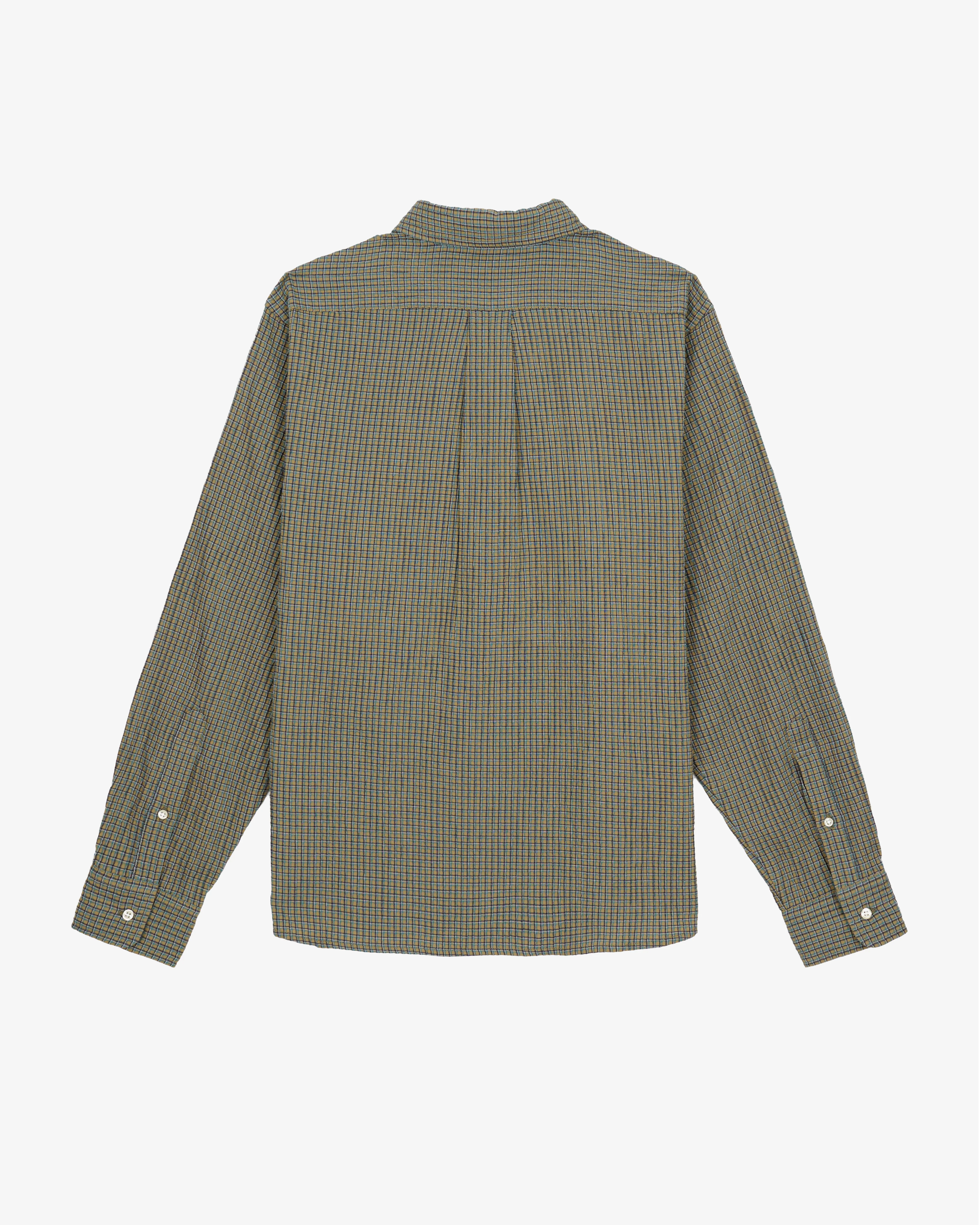Brain Dead - Men's Brooks Brothers California Check Oxford Button Up Shirt - (Green) view 2, Click to Zoom in