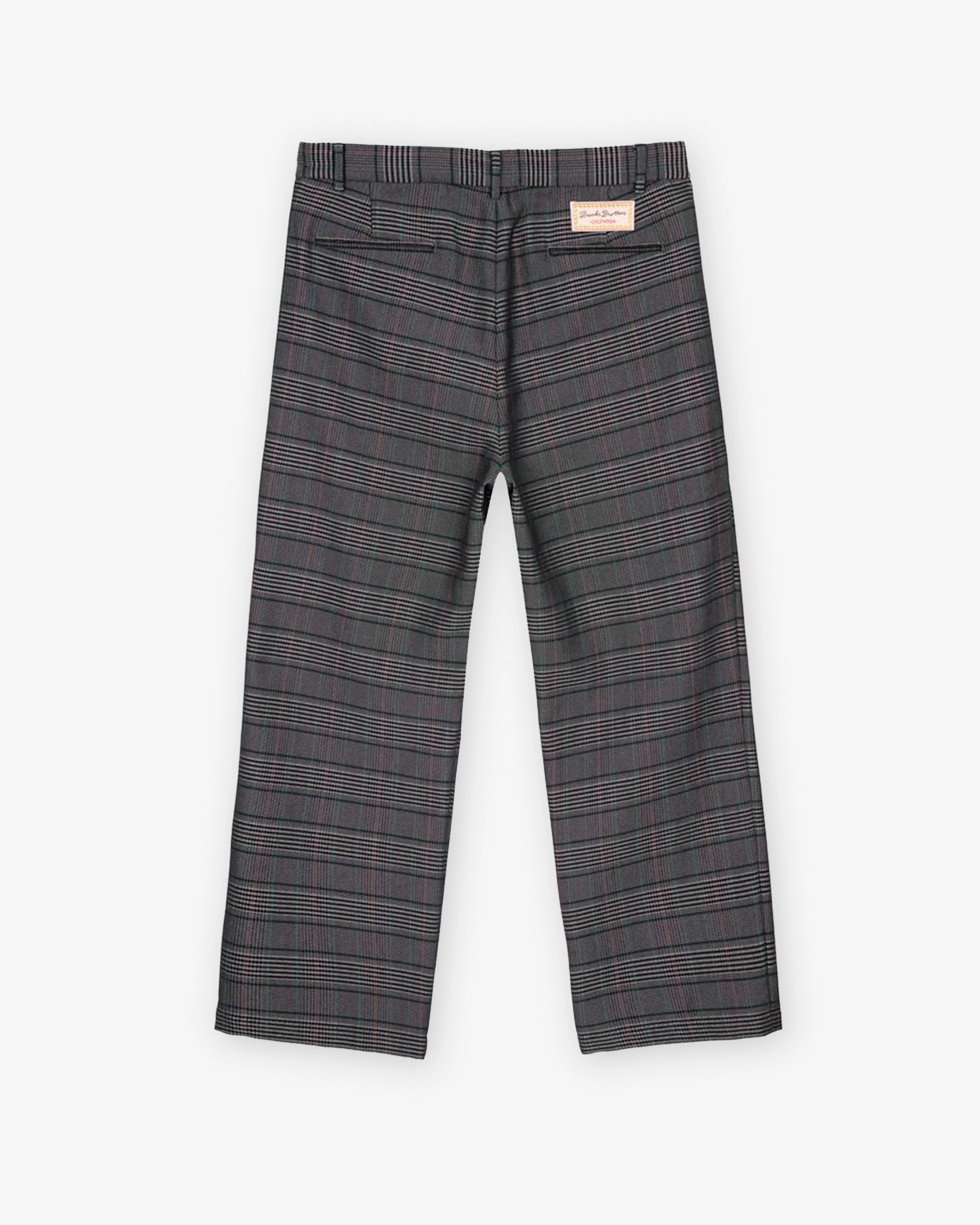 Brain Dead - Brooks Brothers Men's California Glen Check Pleated Trousers - (Grey)