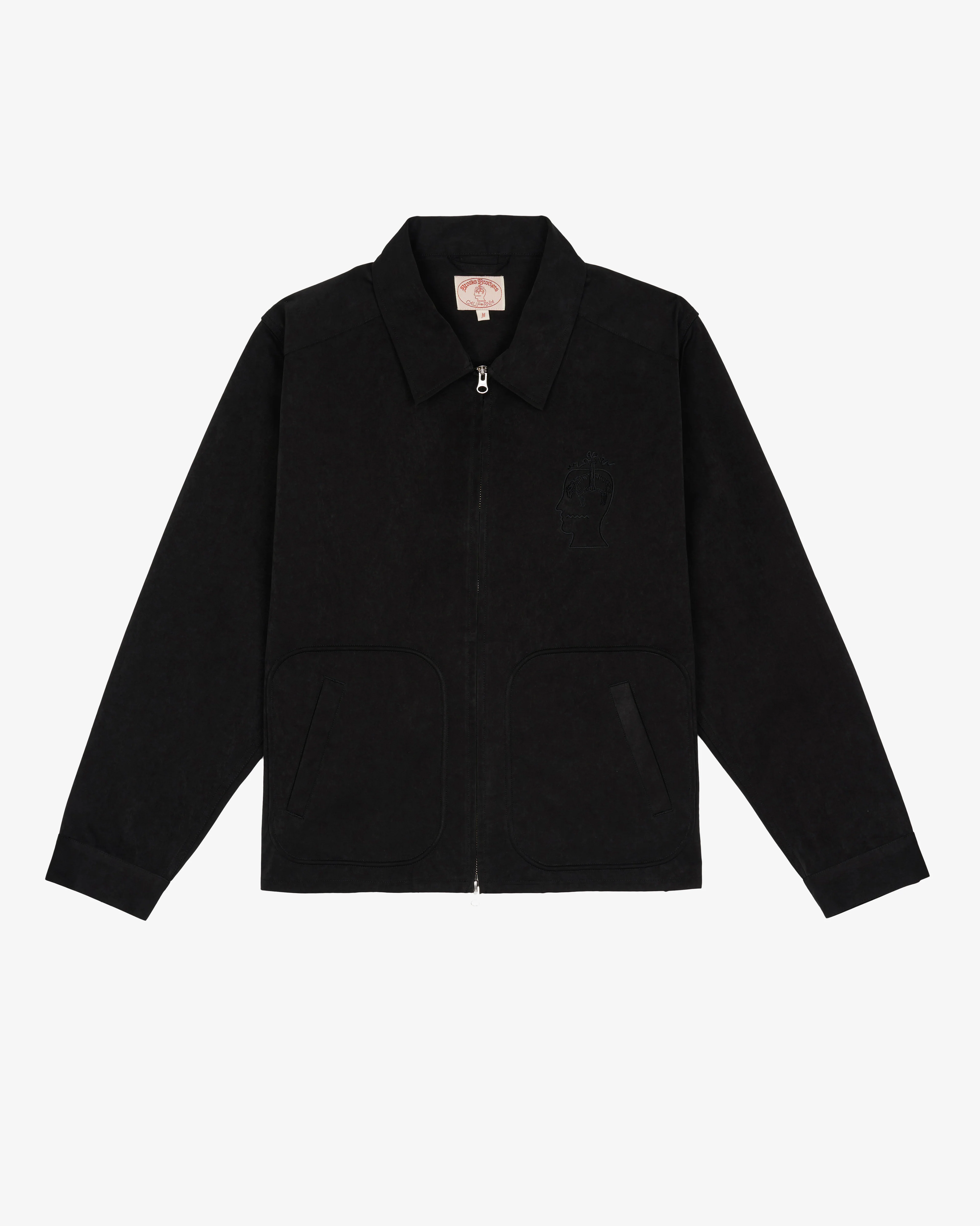 Brain Dead - Men's Brooks Brothers California Harrington Jacket - (Black) view 1, Click to Zoom in