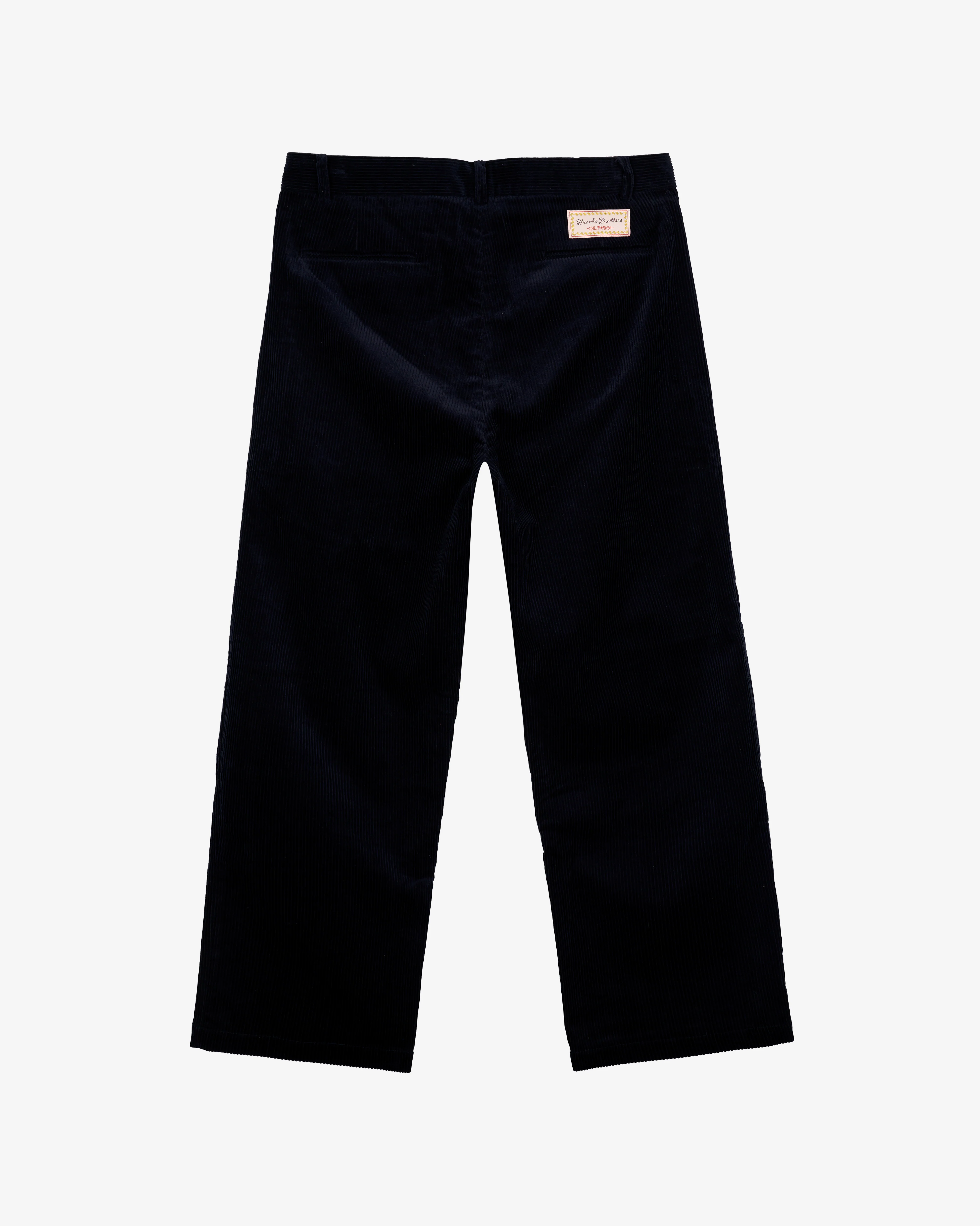 Brain Dead - Men's Brooks Brothers California Pleated Corduroy Trouser - (Midnight Blue) view 2, Click to Zoom in