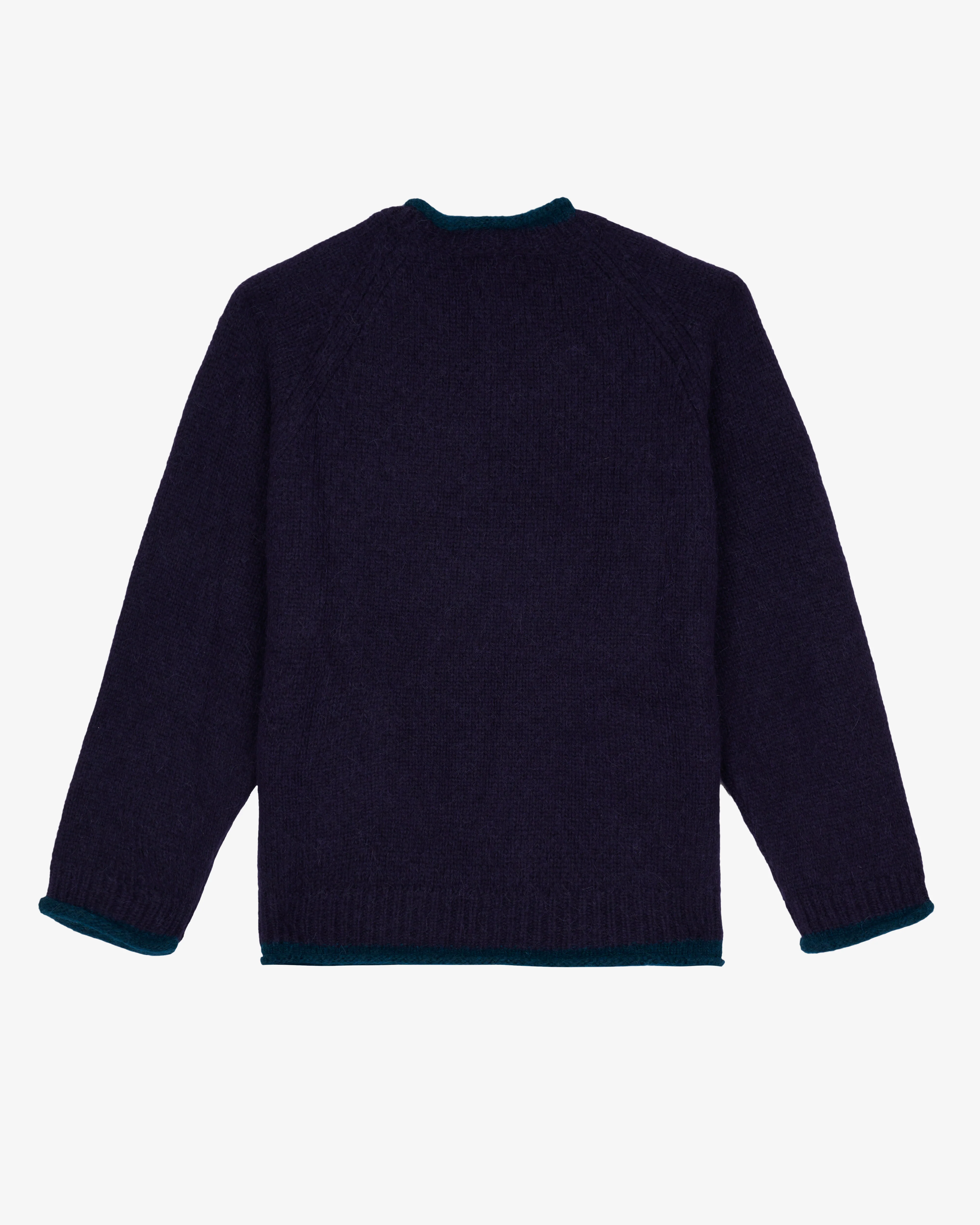 Brain Dead - Men's Brooks Brothers California Rolled Neck Sweater - (Navy) view 2, Click to Zoom in