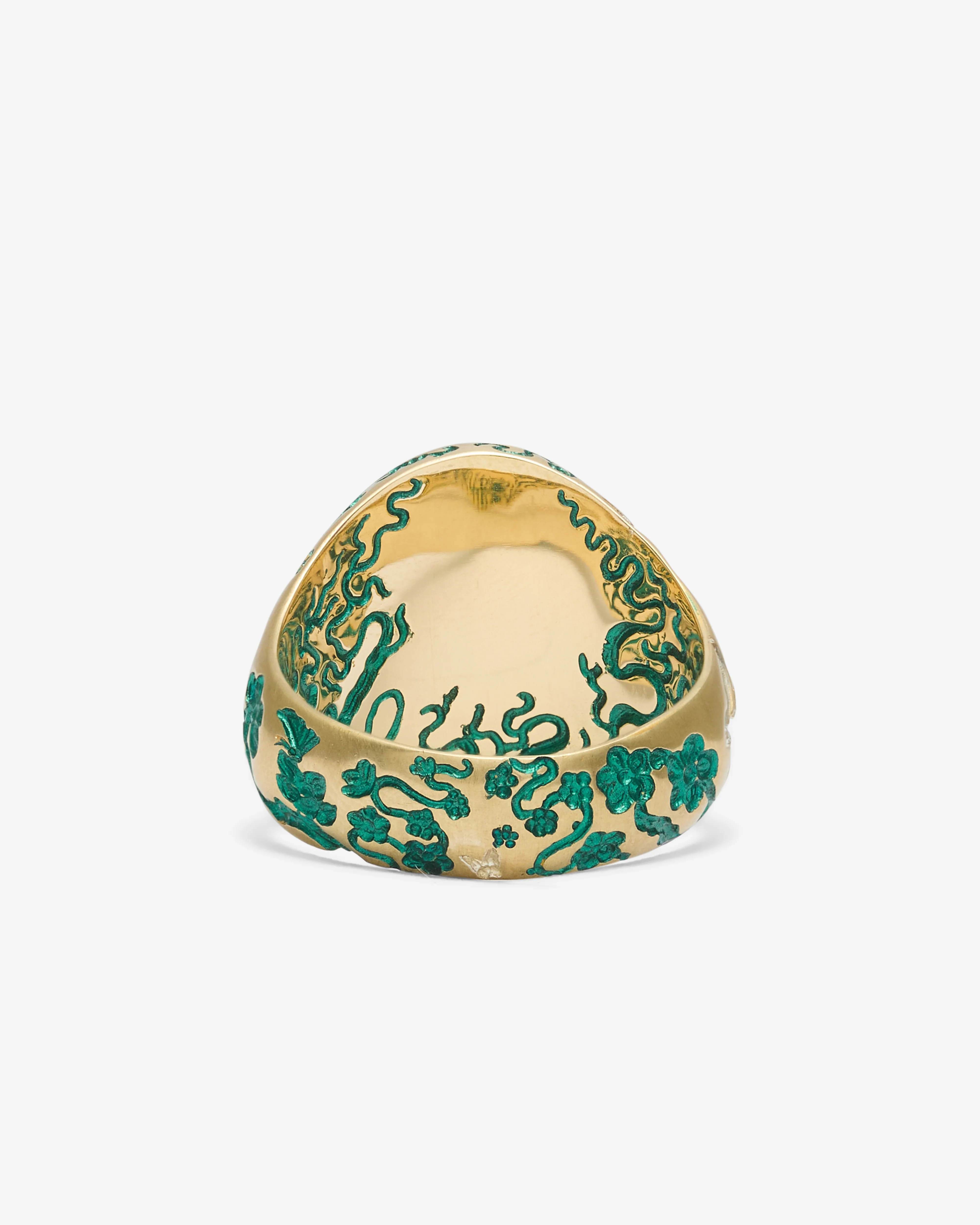Castro - Tree Of Life Signet Ring - (Yellow Gold)