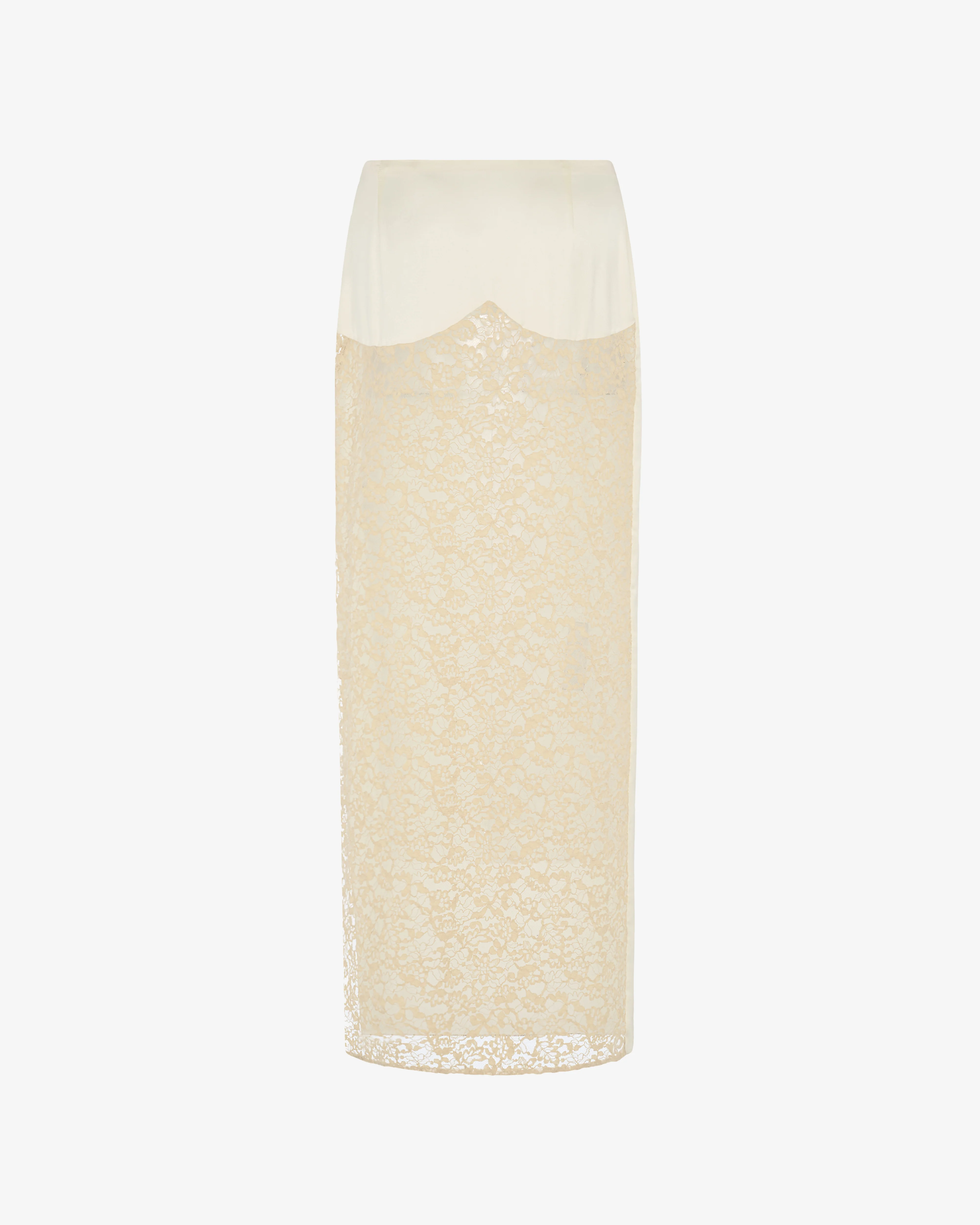 Colleen Allen - Women's Lace Boudoir Skirt - (Ivory)