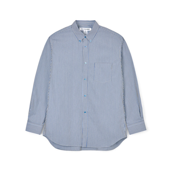 CDG Shirt Forever - Stripe Button Shirt - (Stripe)