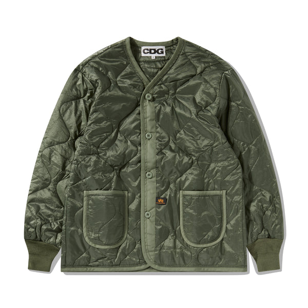 CDG - Alpha Industries Liner - (Olive)