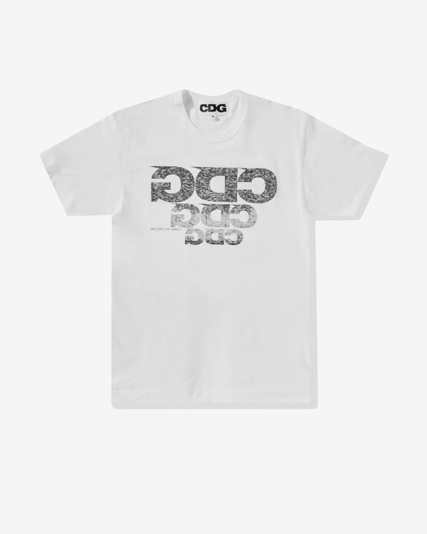 CDG - Inside Out Logo T-Shirt - (White)