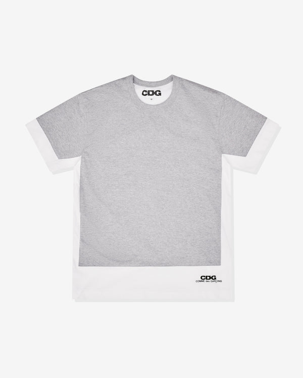 CDG - Men
s Layered T-Shirt - (Grey)