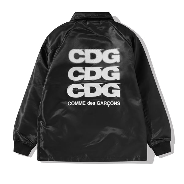 CDG - Faux Fur Coach Jacket - (Black)