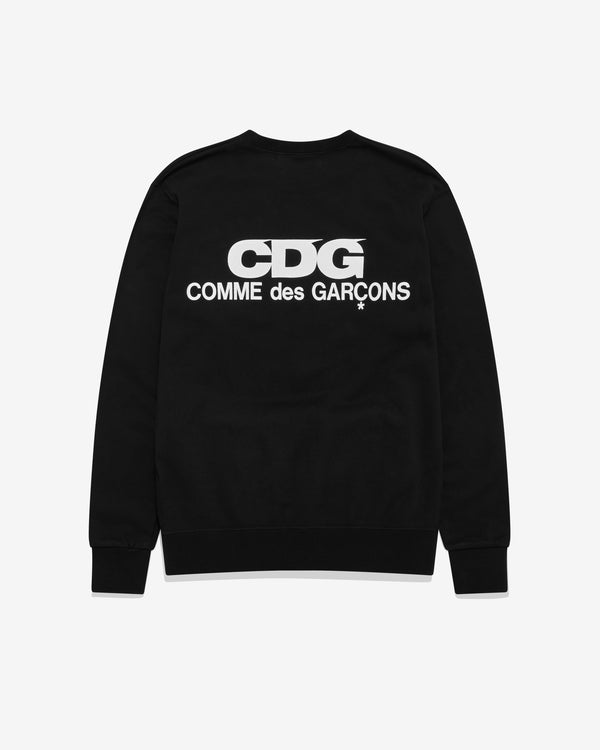 CDG - Logo Crew Neck Sweatshirt - (Black)