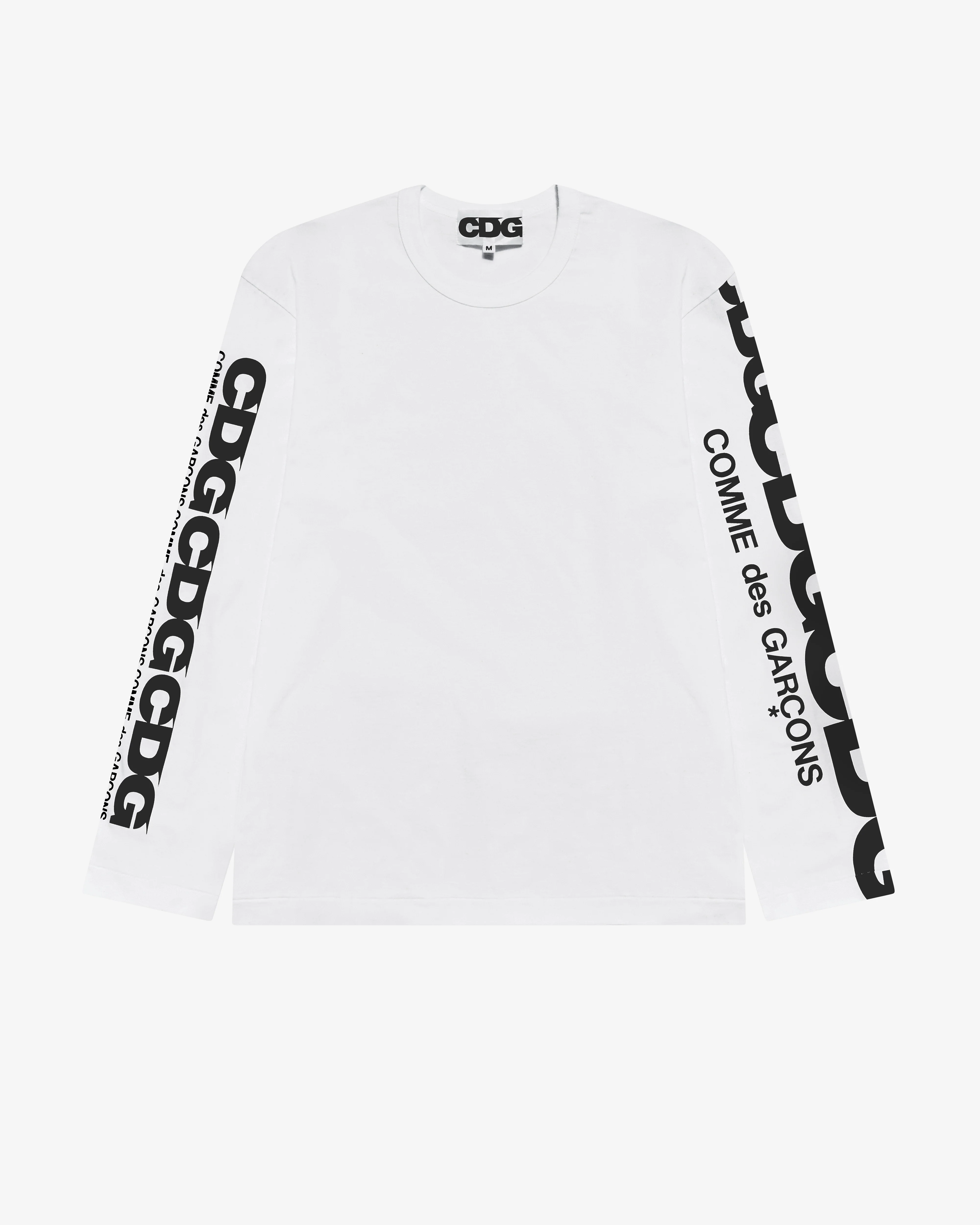 CDG - Long Sleeve T-Shirt - (White)