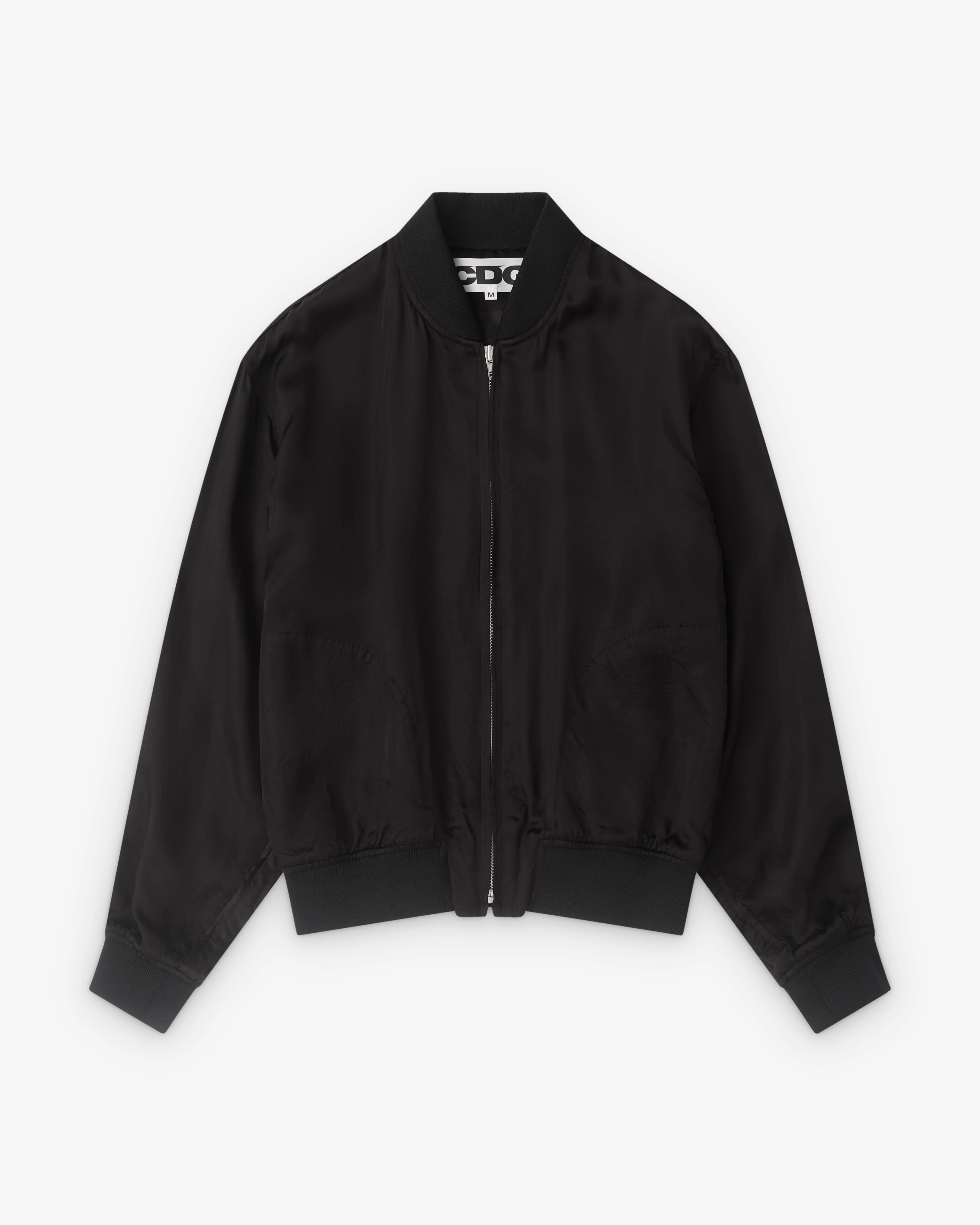 CDG - Warped Logo Bomber Jacket - (Black)