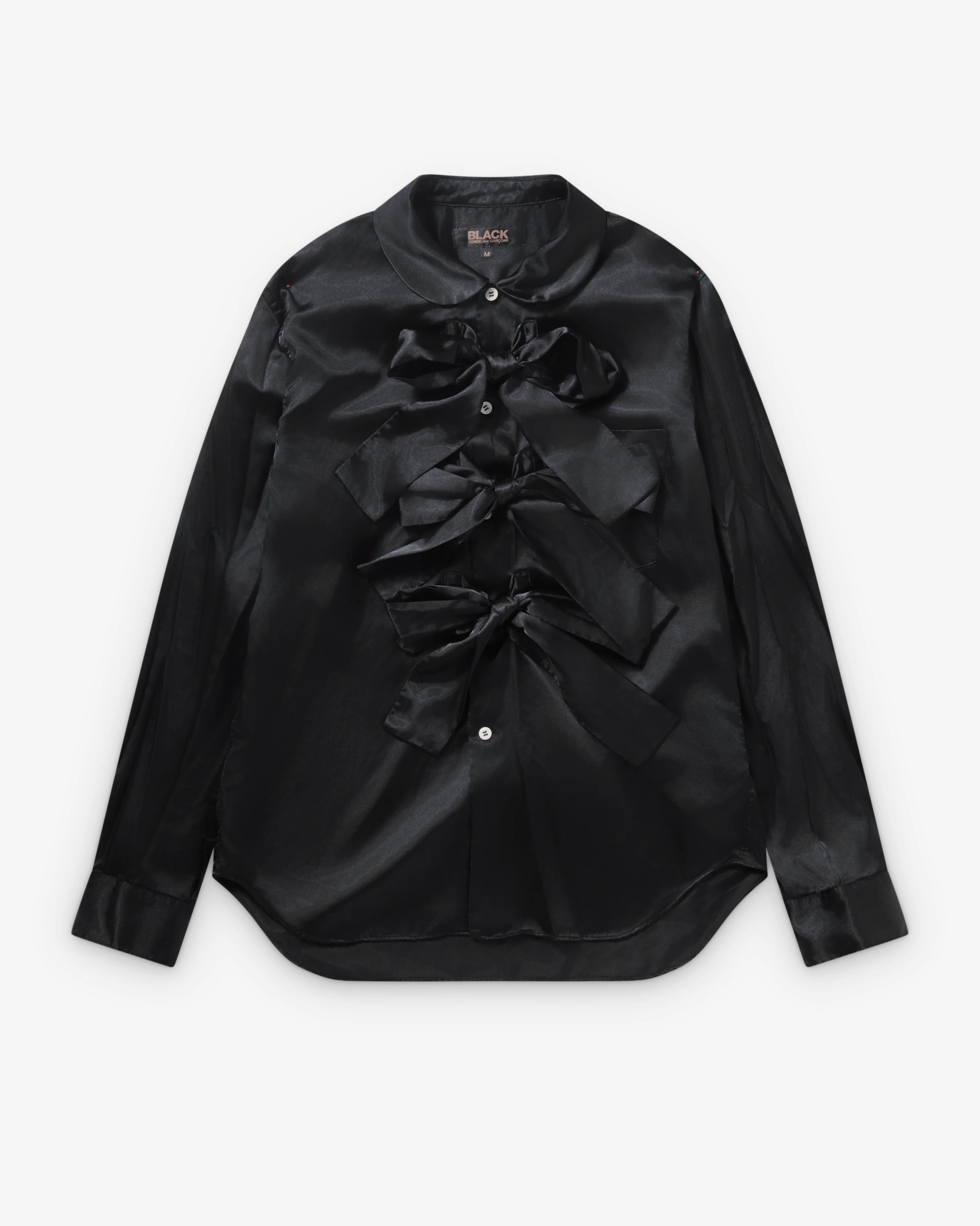 Black Comme des Garçons - Three Bow Shirt - (Black)