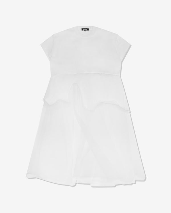 BLACK Comme des Garçons - Acrylic Nylon Dress - (White)