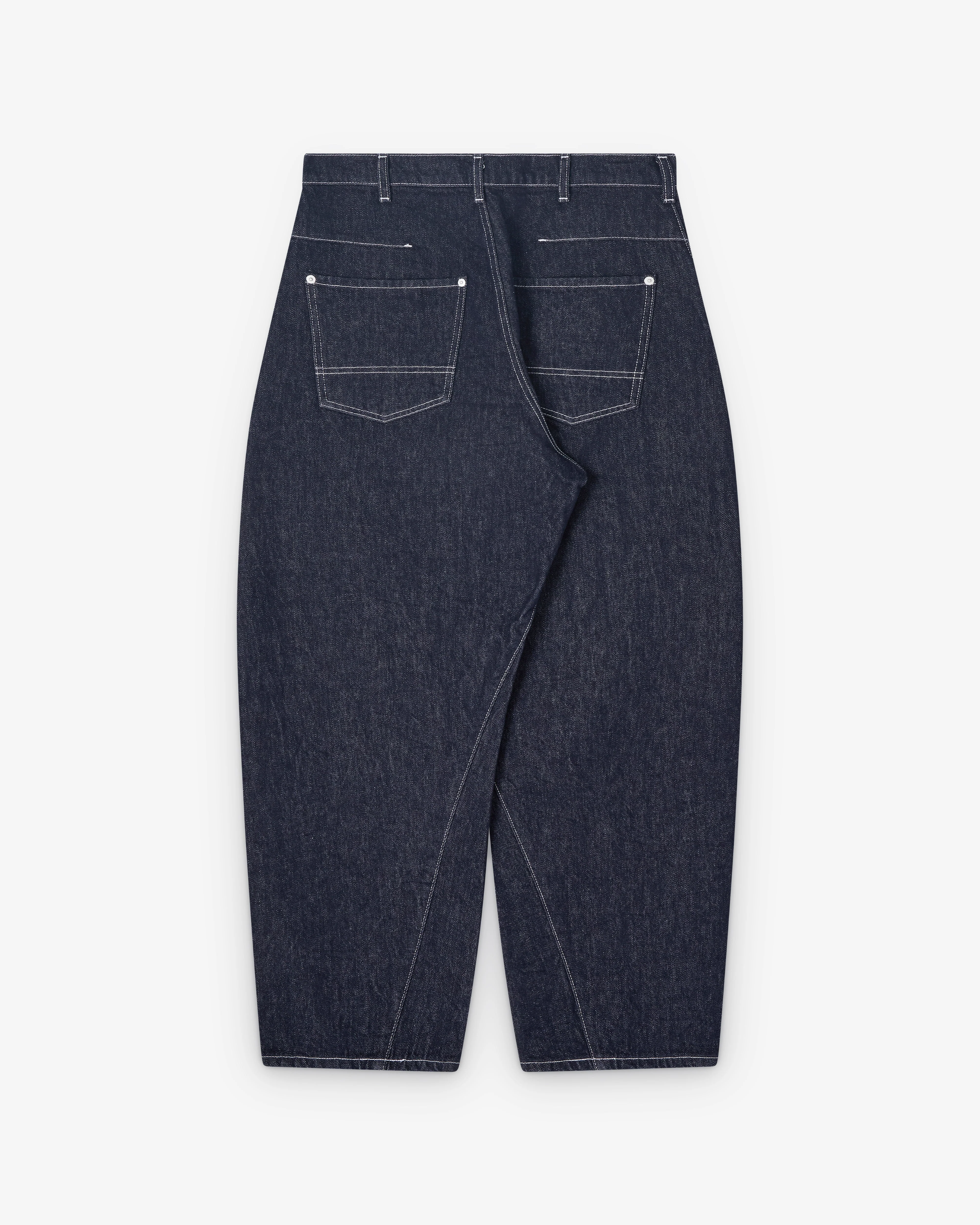CDG Homme - Men's Barrel Denim Jeans - (Navy/White)