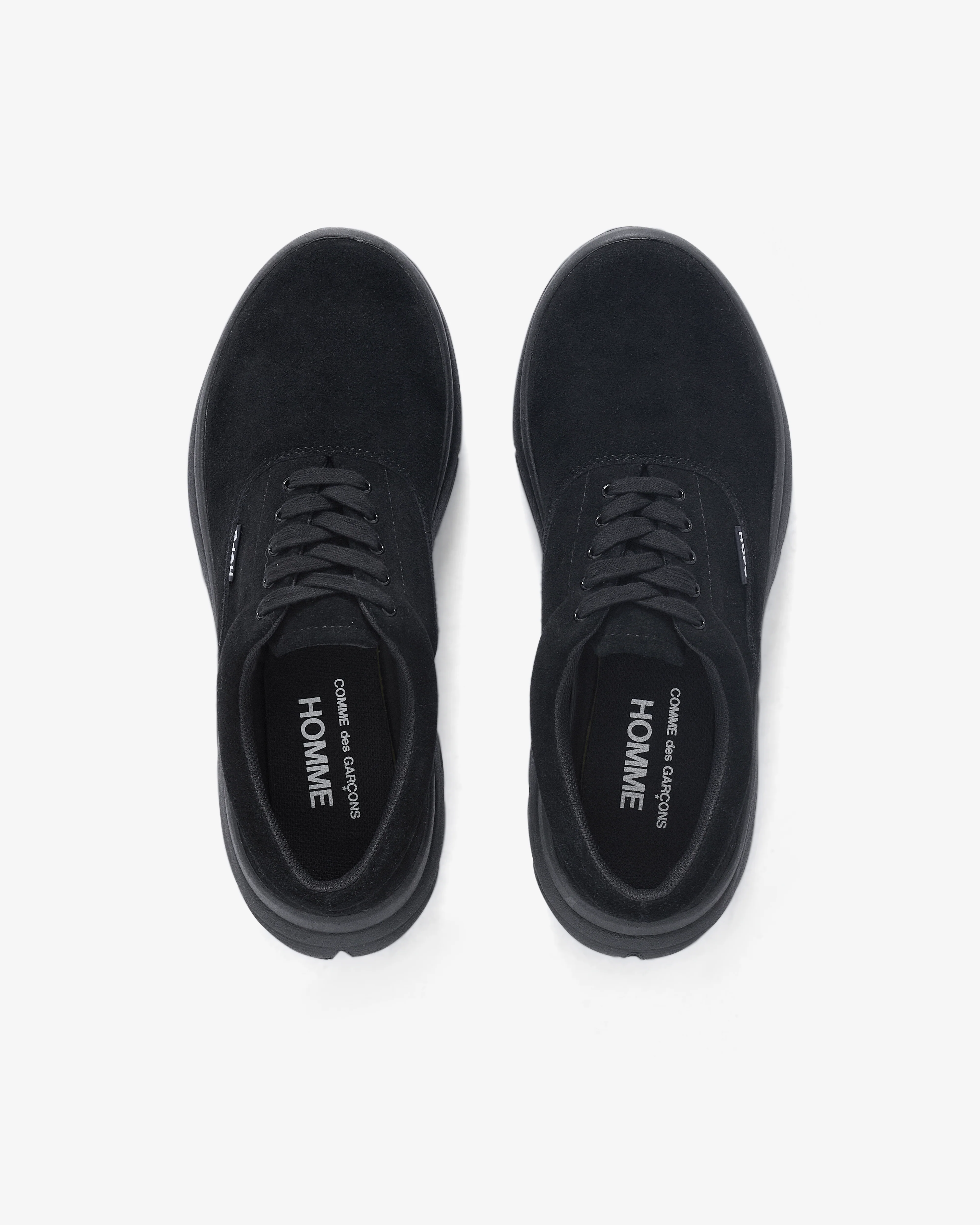 CDG Homme - Men's Double Layer Sneakers - (Suede Black)