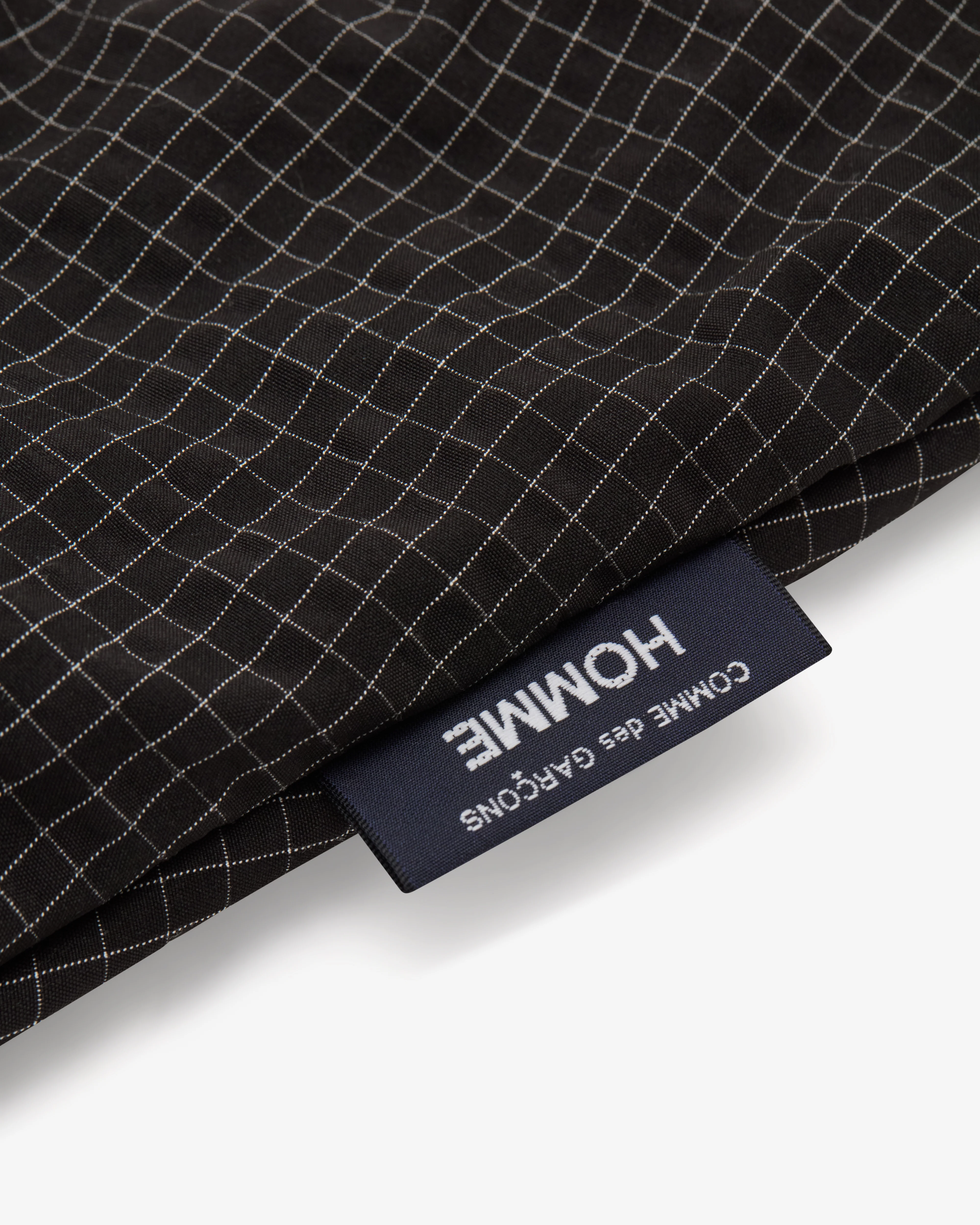 CDG Homme - Men's Check Sling Bag - (Black)