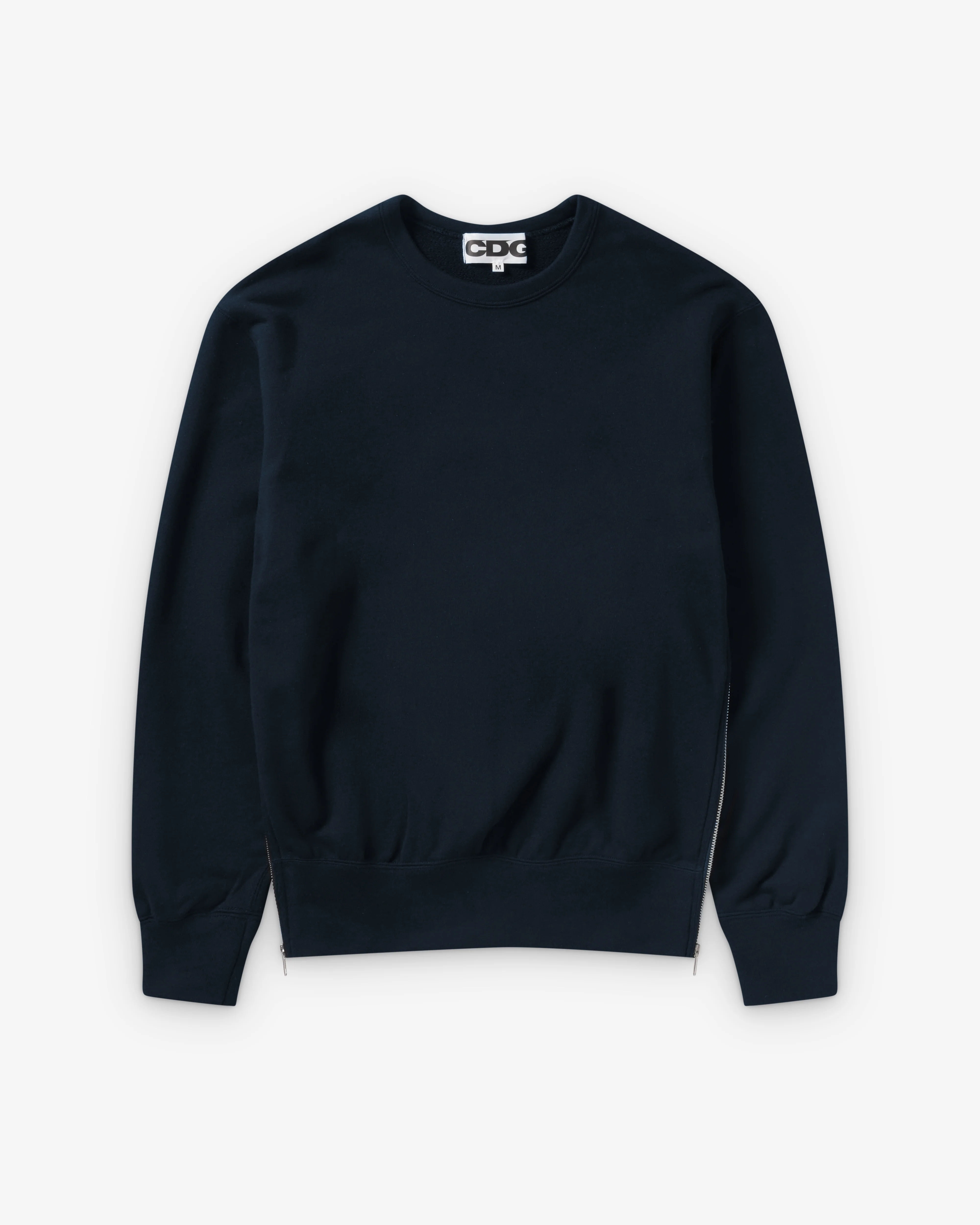 CDG - Crewneck Sweatshirt With Zip - (Navy)