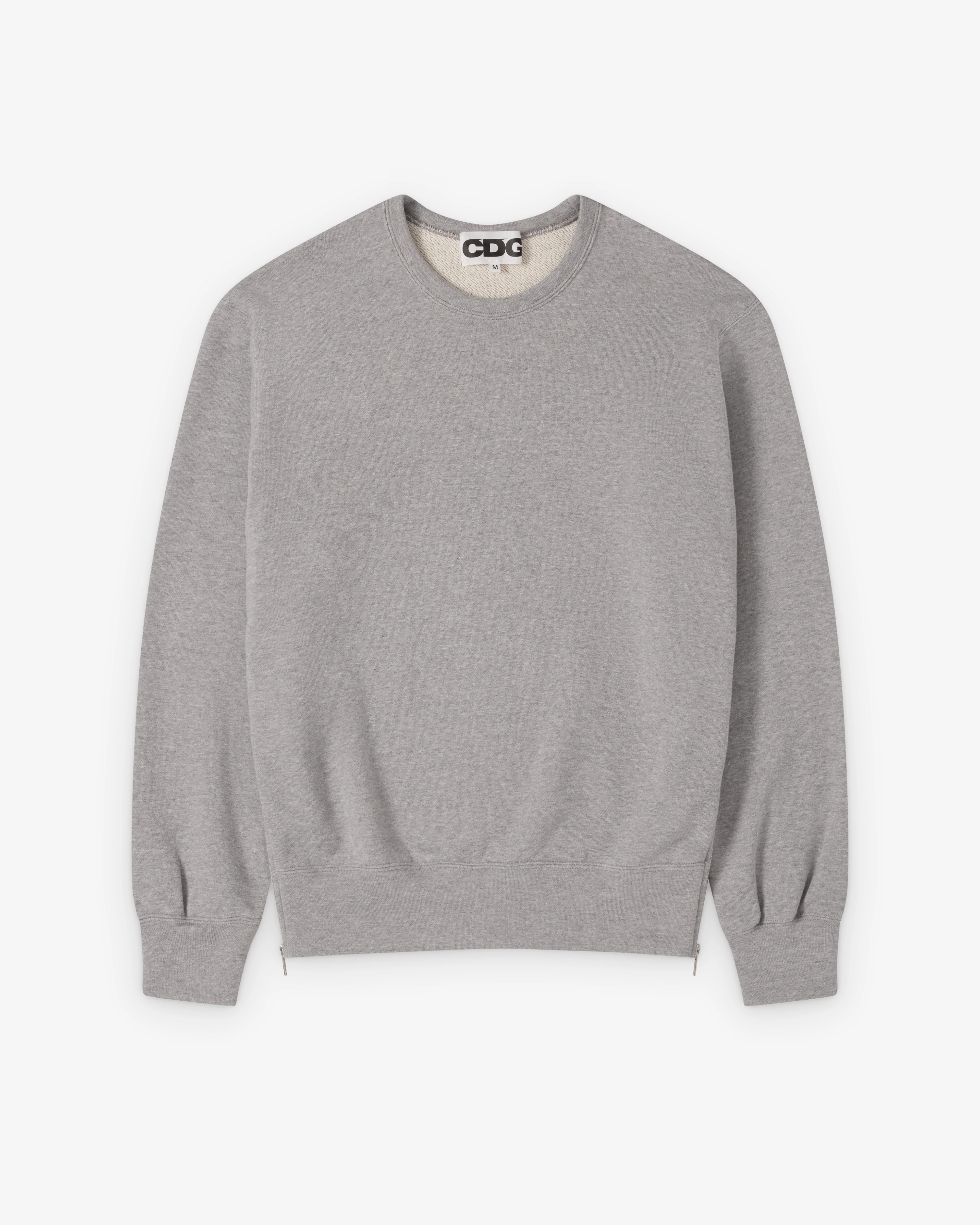CDG - Crewneck Sweatshirt With Zip - (Top Grey)