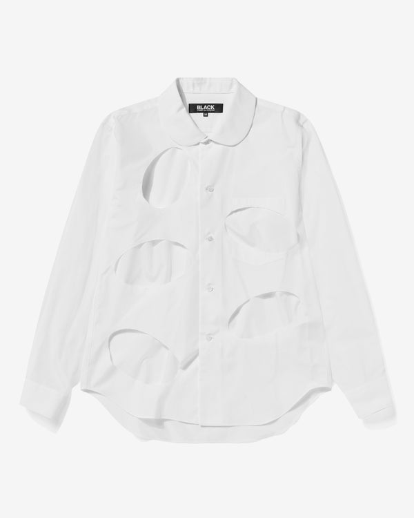 BLACK Comme des Garçons - Cut Out Shirt - (White)