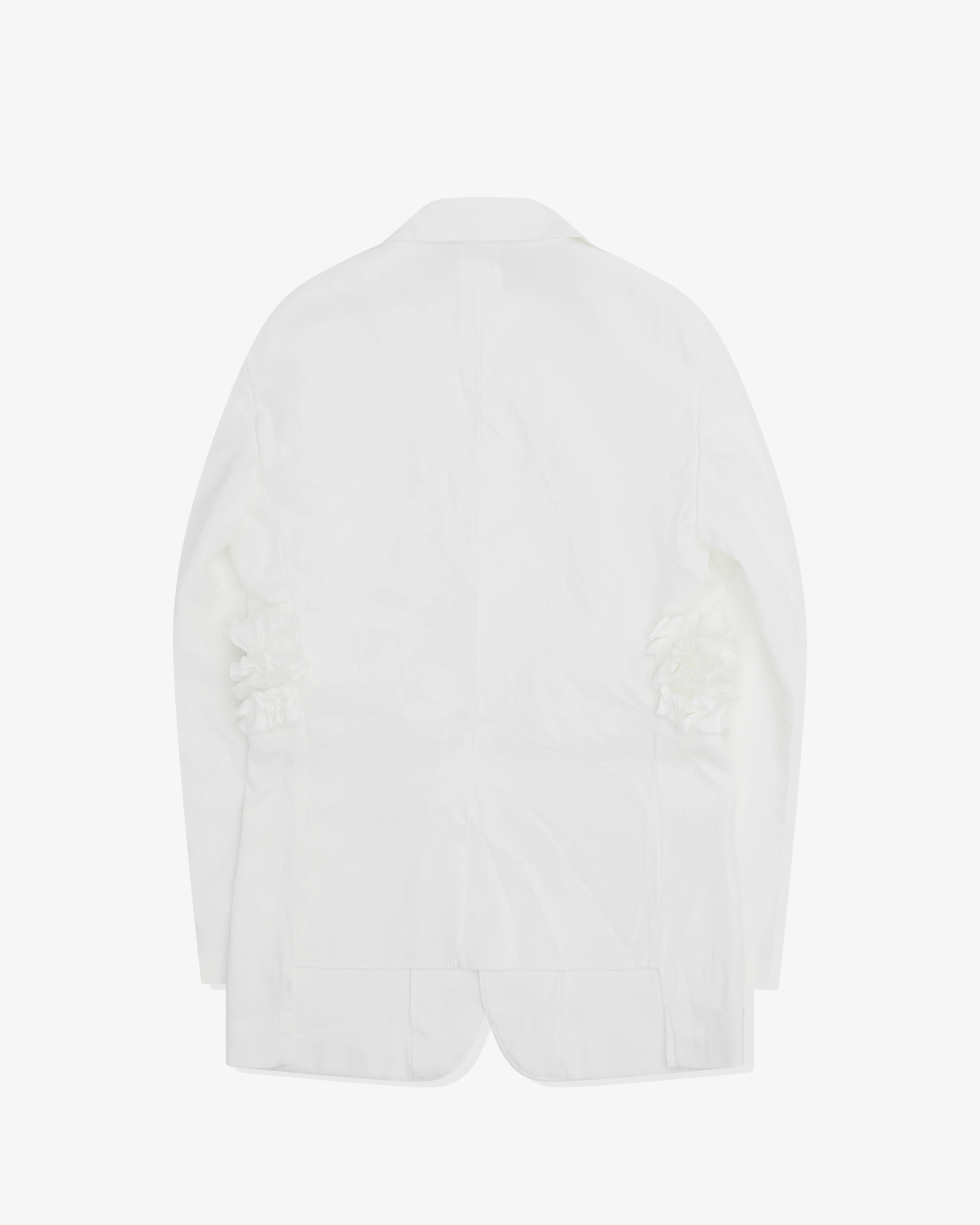 Black Comme des Garçons - Frill Panel Jacket - (White)