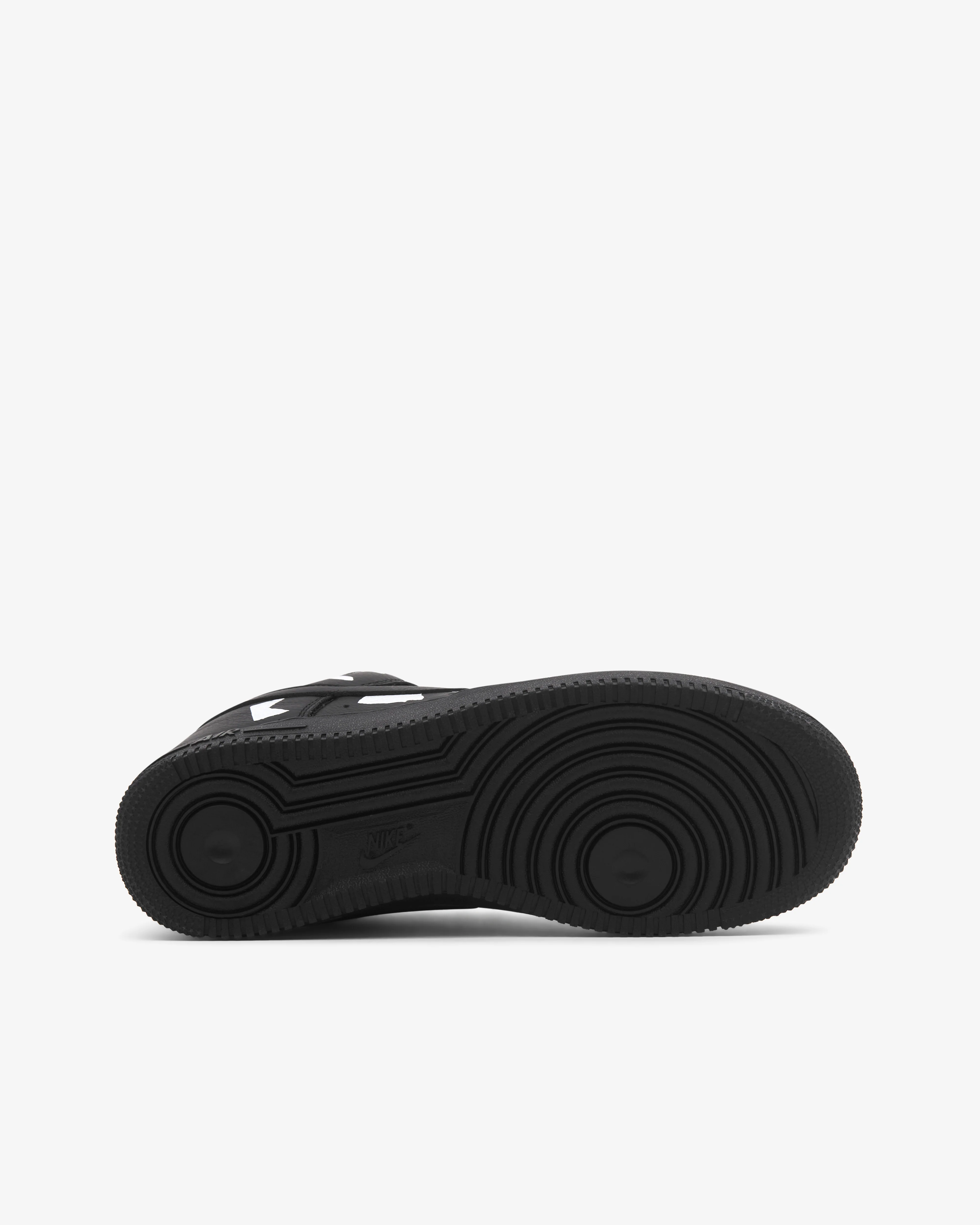 Black Comme des Garçons - Nike Men's Air Force 1 Low Retro Sneakers - (Black)