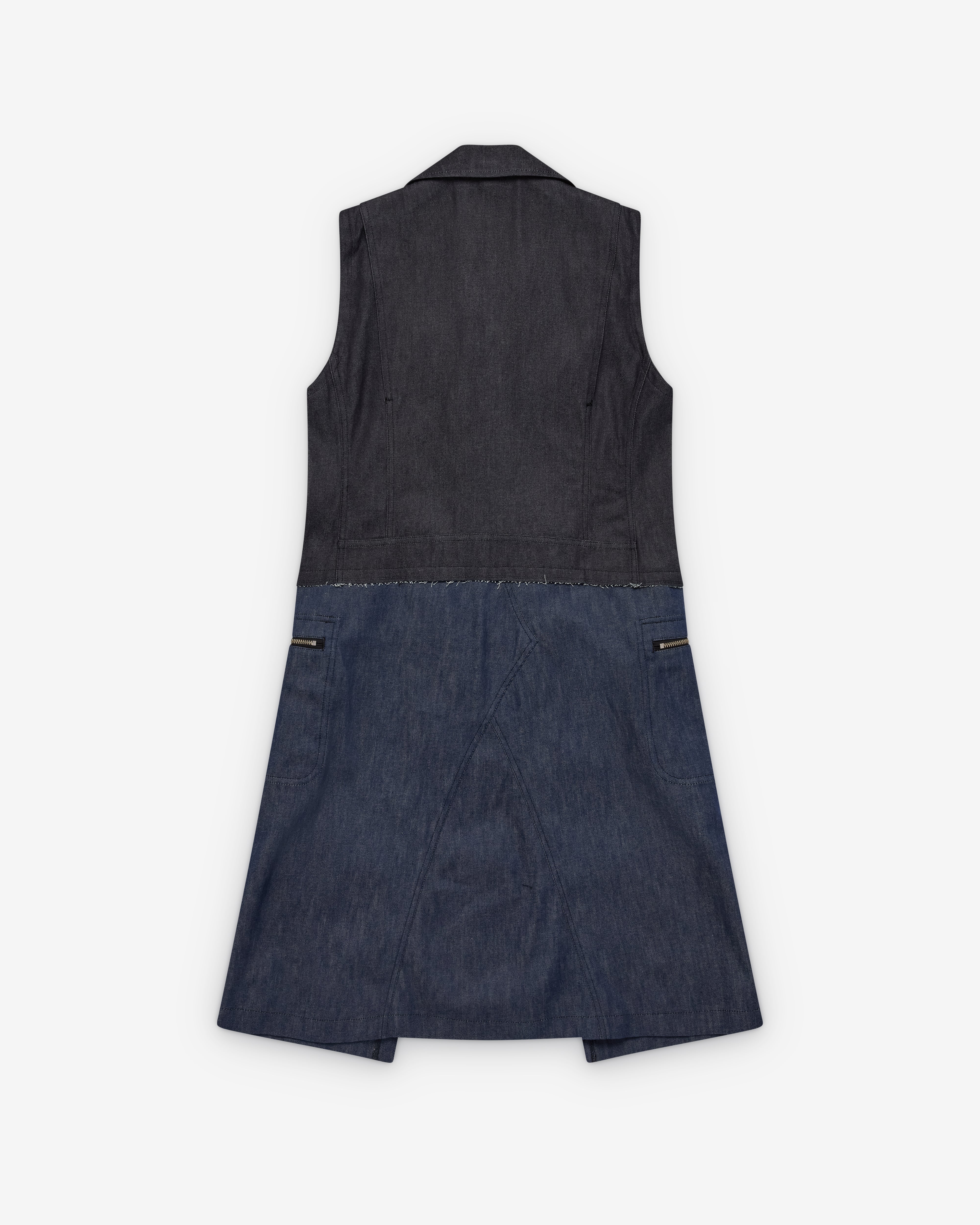 Black Comme des Garçons - Denim Vest Dress - (Indigo/Blue)