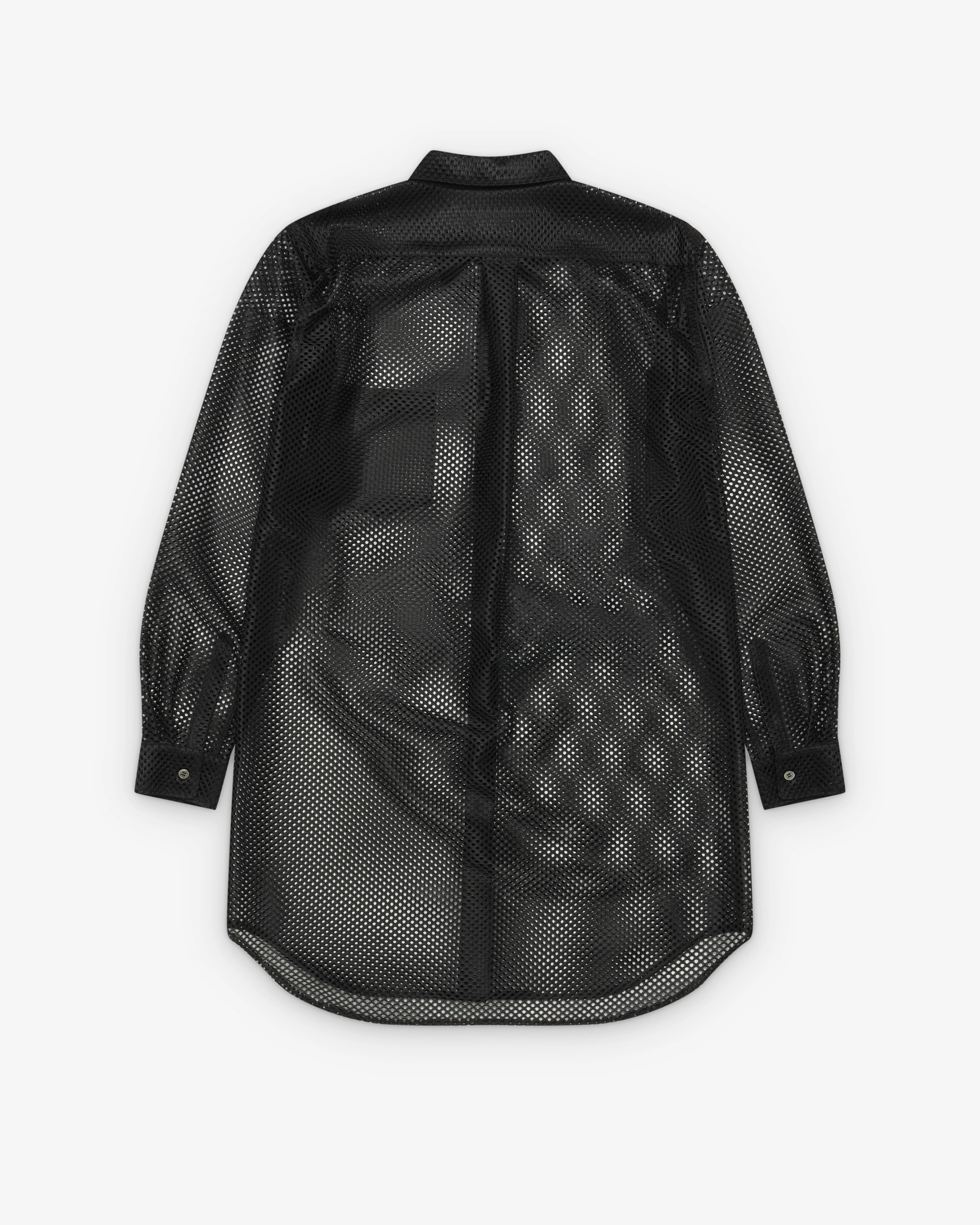 Black Comme des Garçons - Long Mesh Shirt - (Black)