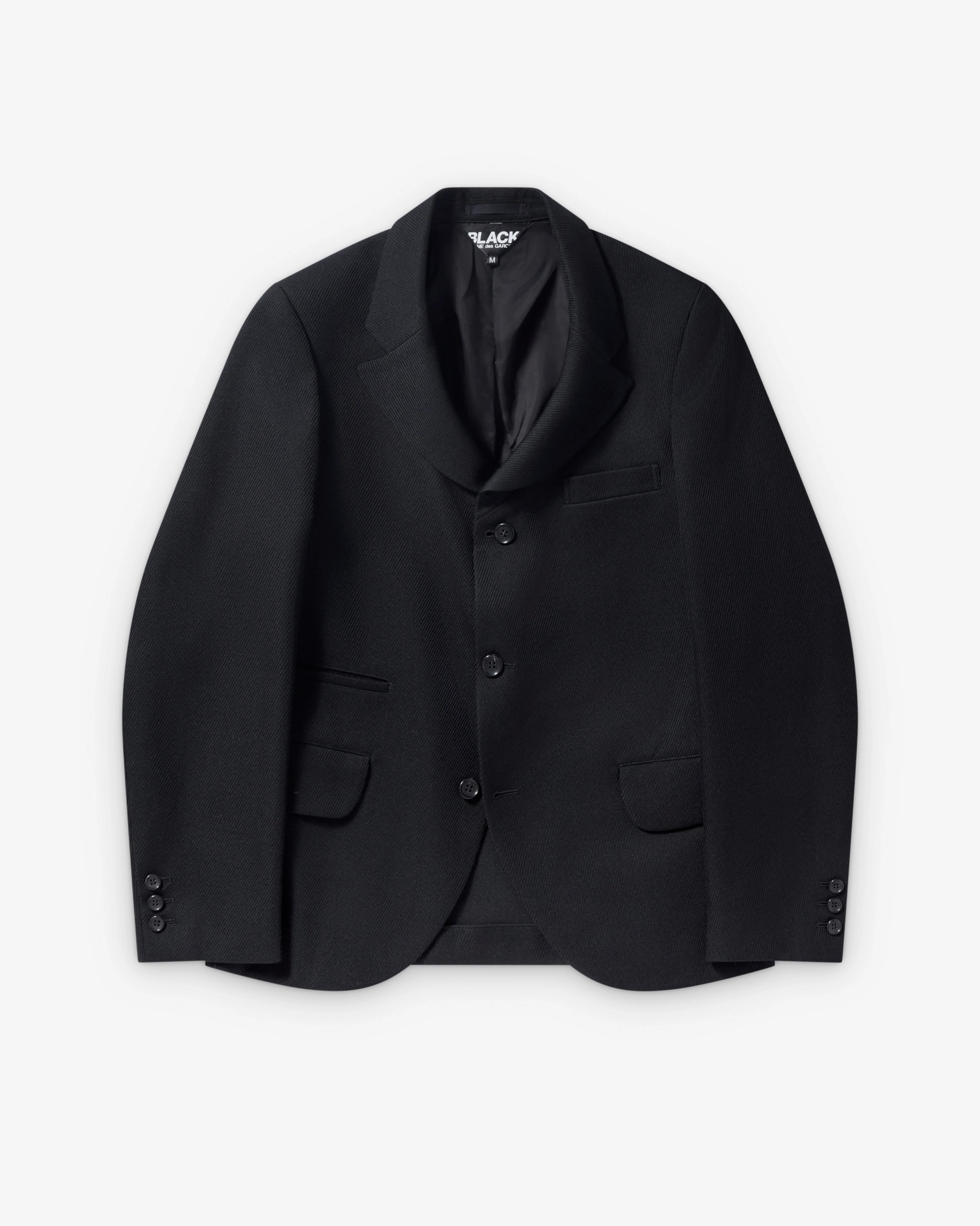 Black Comme des Garçons - Wool Kersey Blazer - (Black)