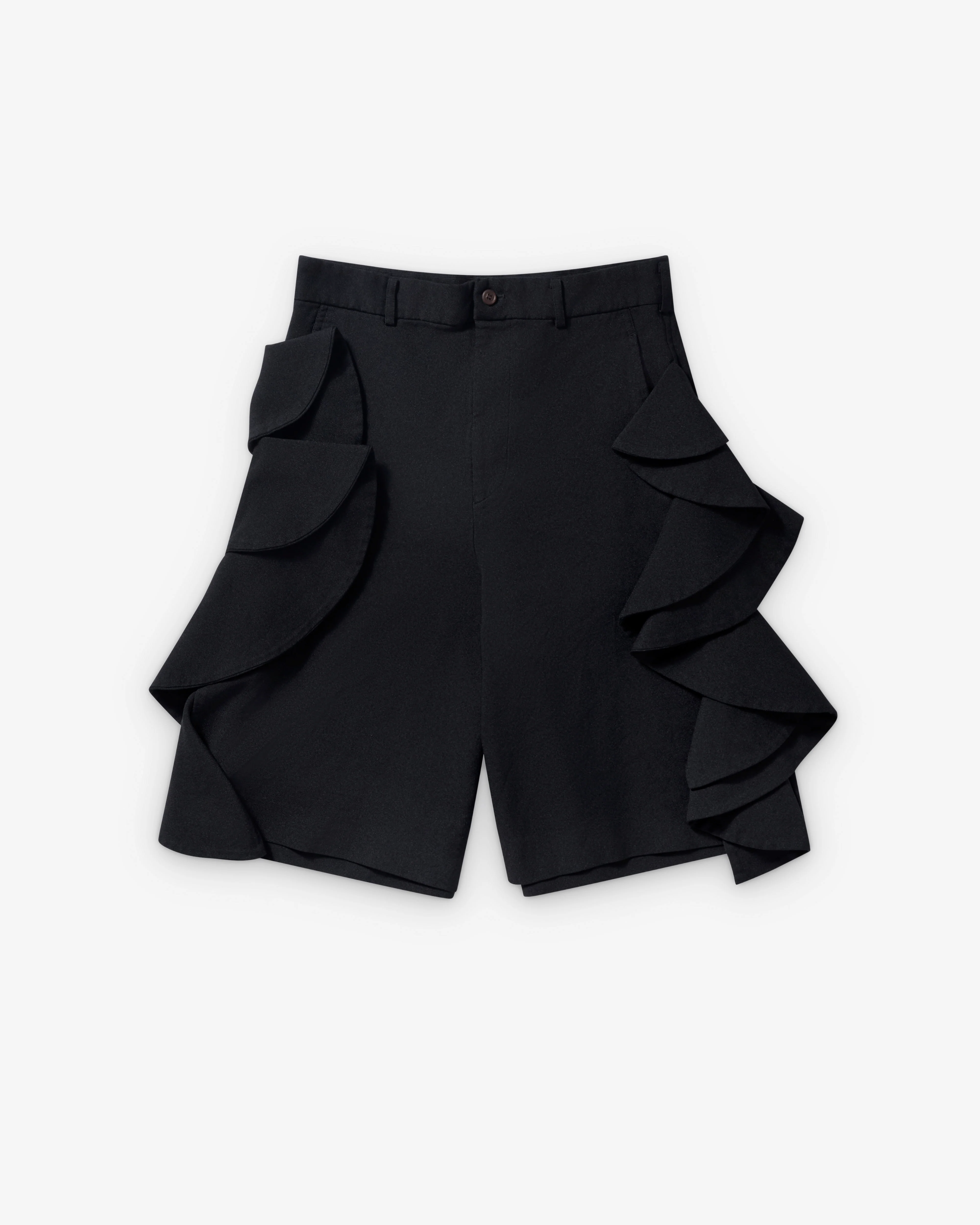 Black Comme des Garçons - Ruffle Shorts - (Black)