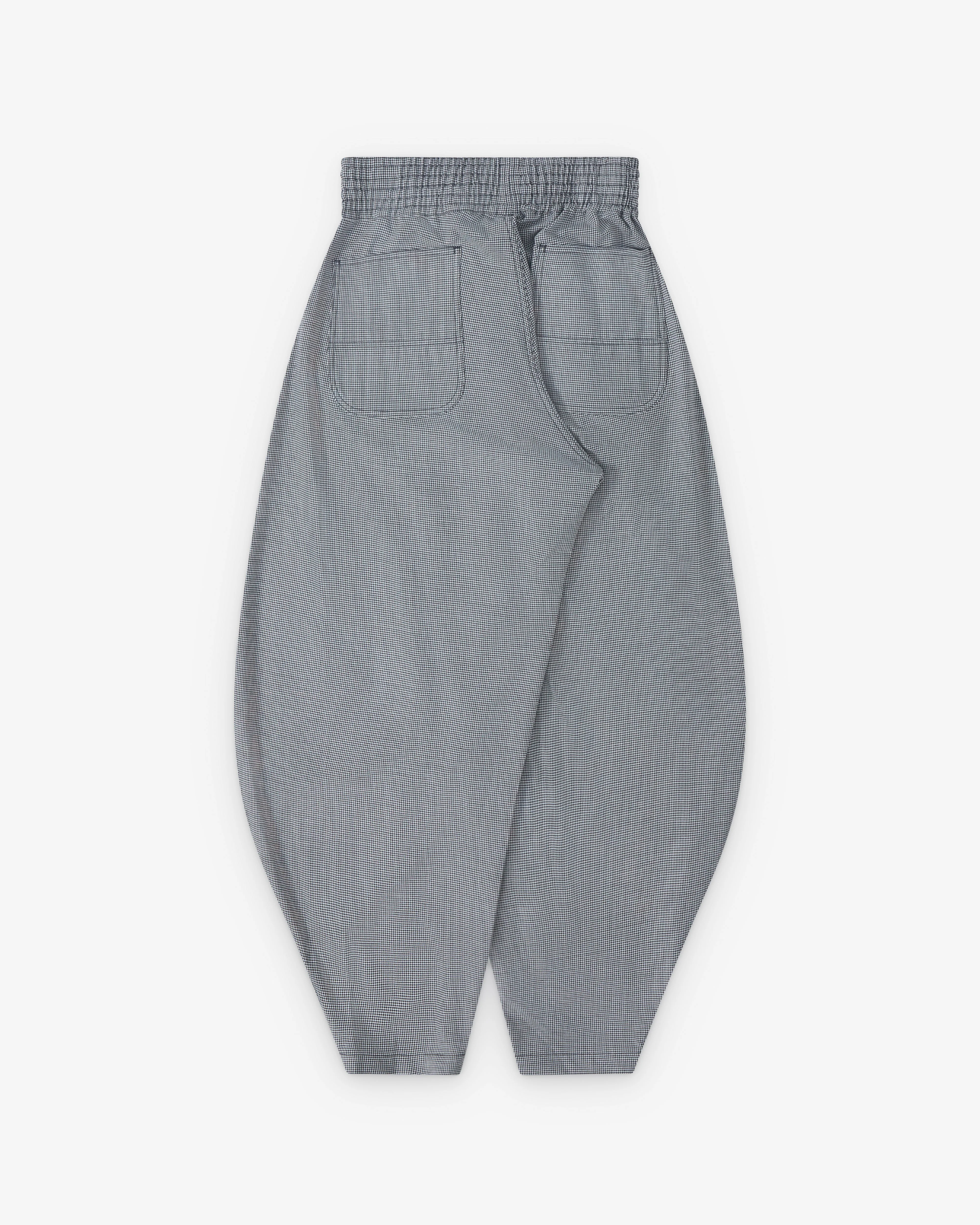Black Comme des Garçons - Houndstooth Balloon Trousers - (Black/White)