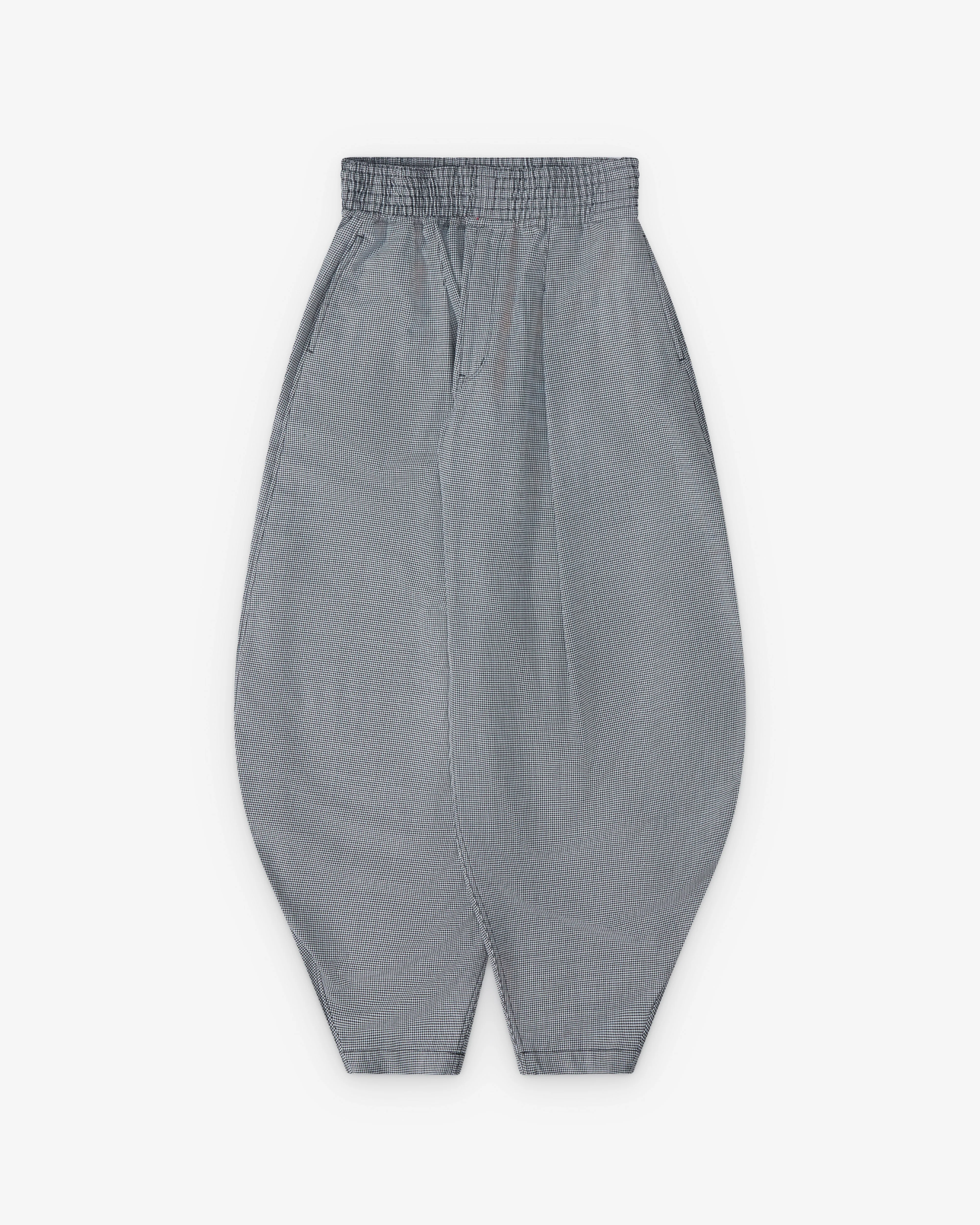 Black Comme des Garçons - Houndstooth Balloon Trousers - (Black/White)
