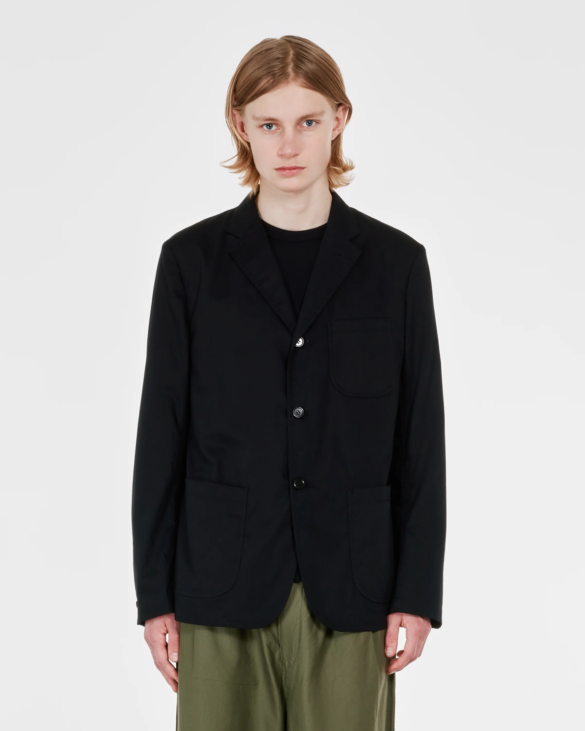 CDG Homme - Men's Cotton Sports Jacket - (Black)