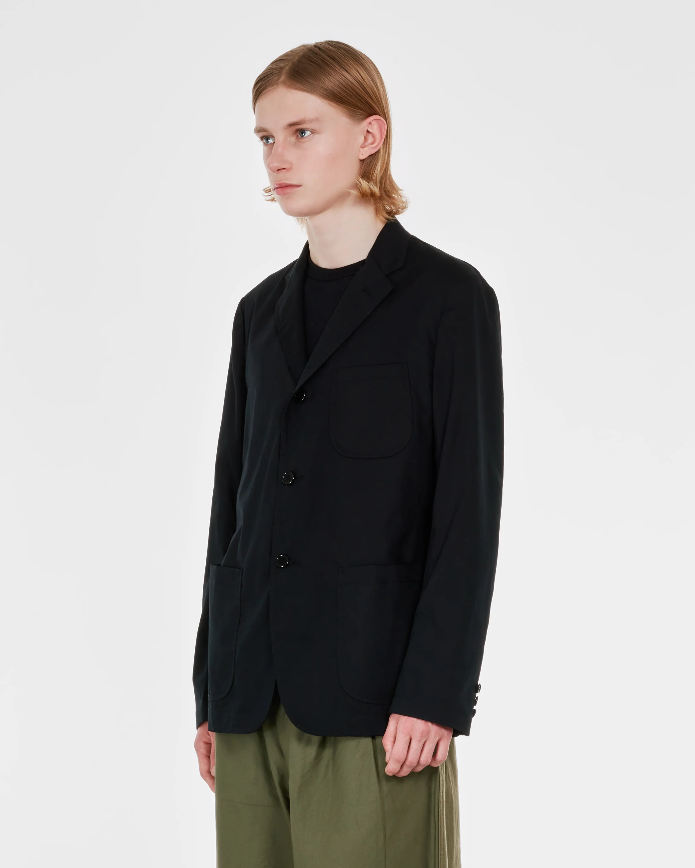 CDG Homme - Men's Cotton Sports Jacket - (Black)